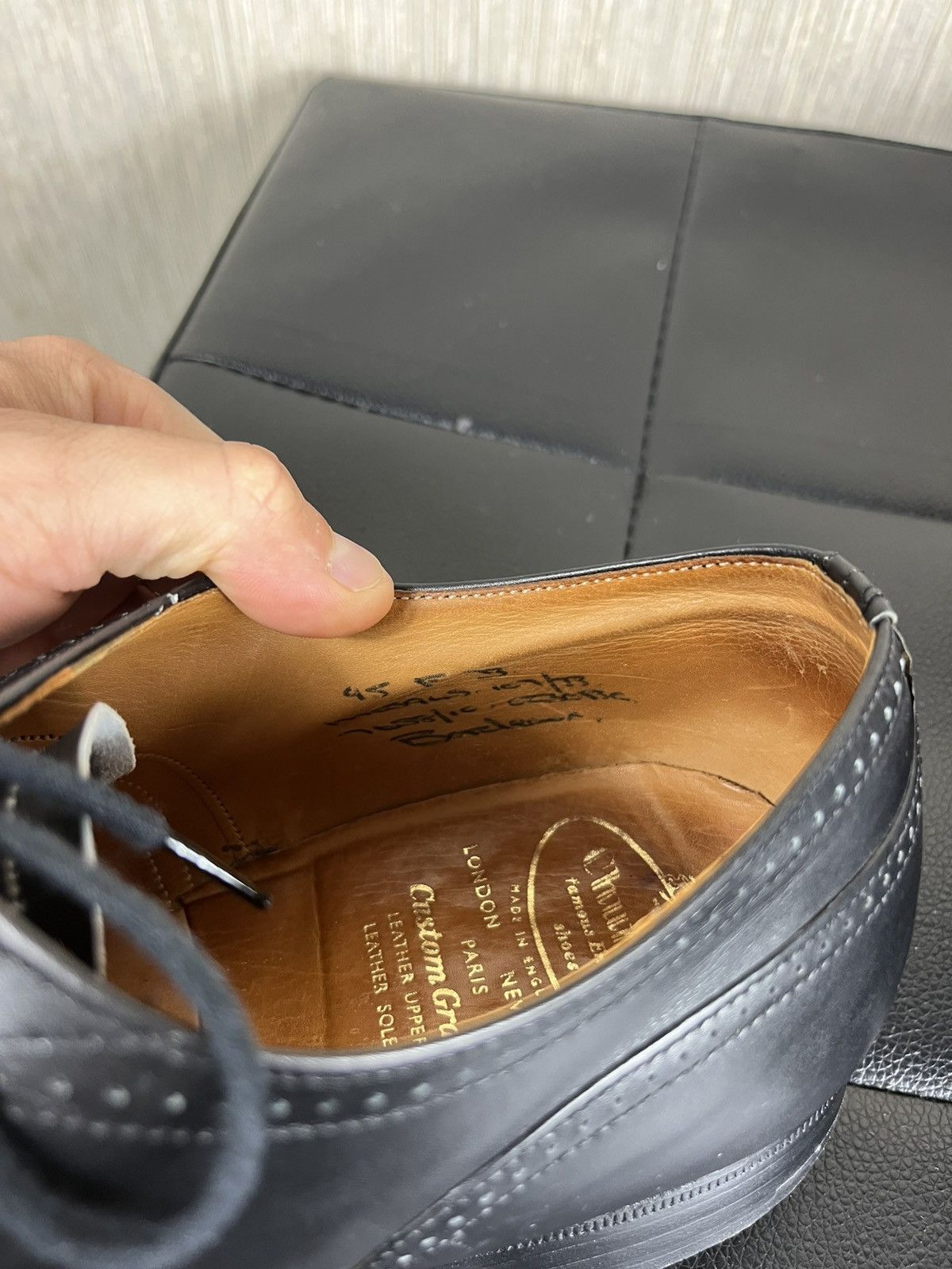 Church's × Vintage Vintage Church’s oxford brogues bordeaux leather shoes Size US 11.5 / EU 44-45 - 21 Thumbnail