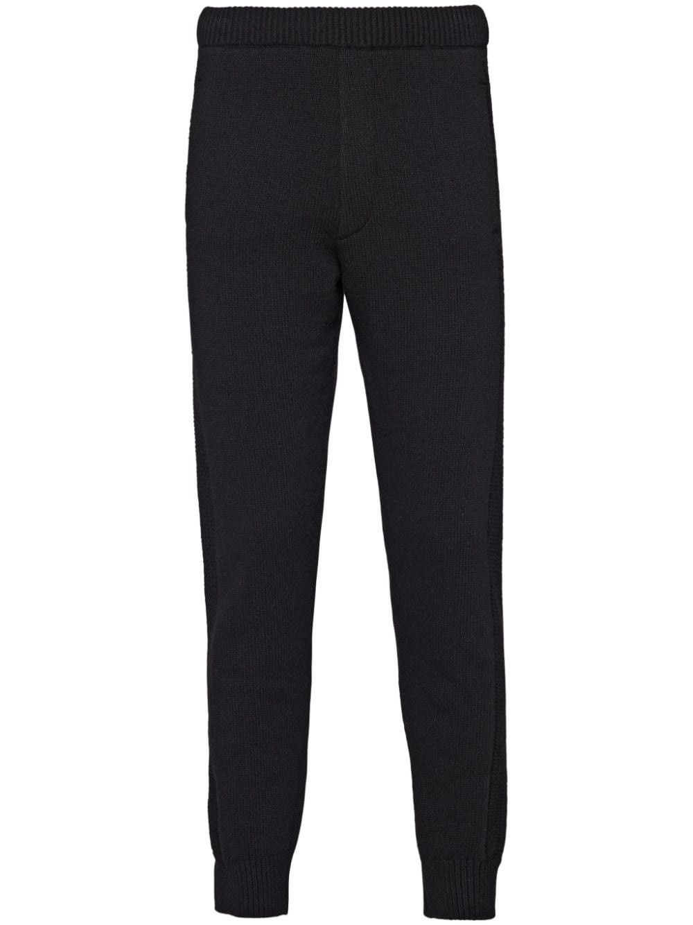 Prada o1bcso1str1025 Cashmere Wool Pants in Black Size US 30 / EU 46 - 1 Thumbnail