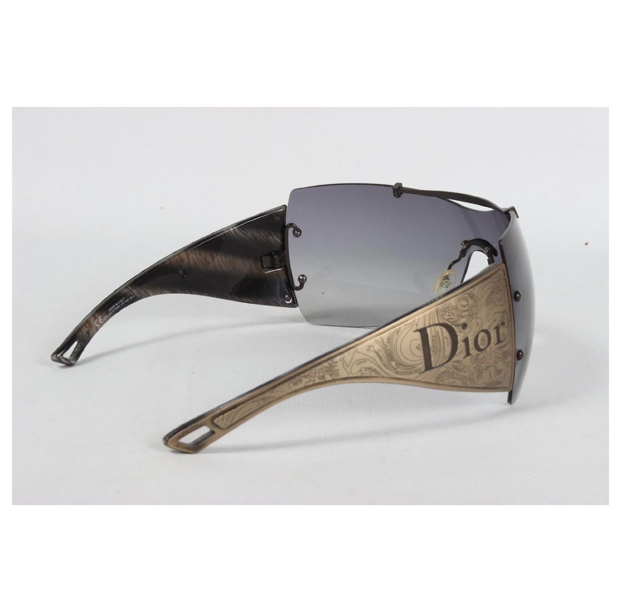 Christian Dior Monsieur Christian Dior “Western” Limited Vintage Shield Sunglasses Size ONE SIZE - 5 Thumbnail