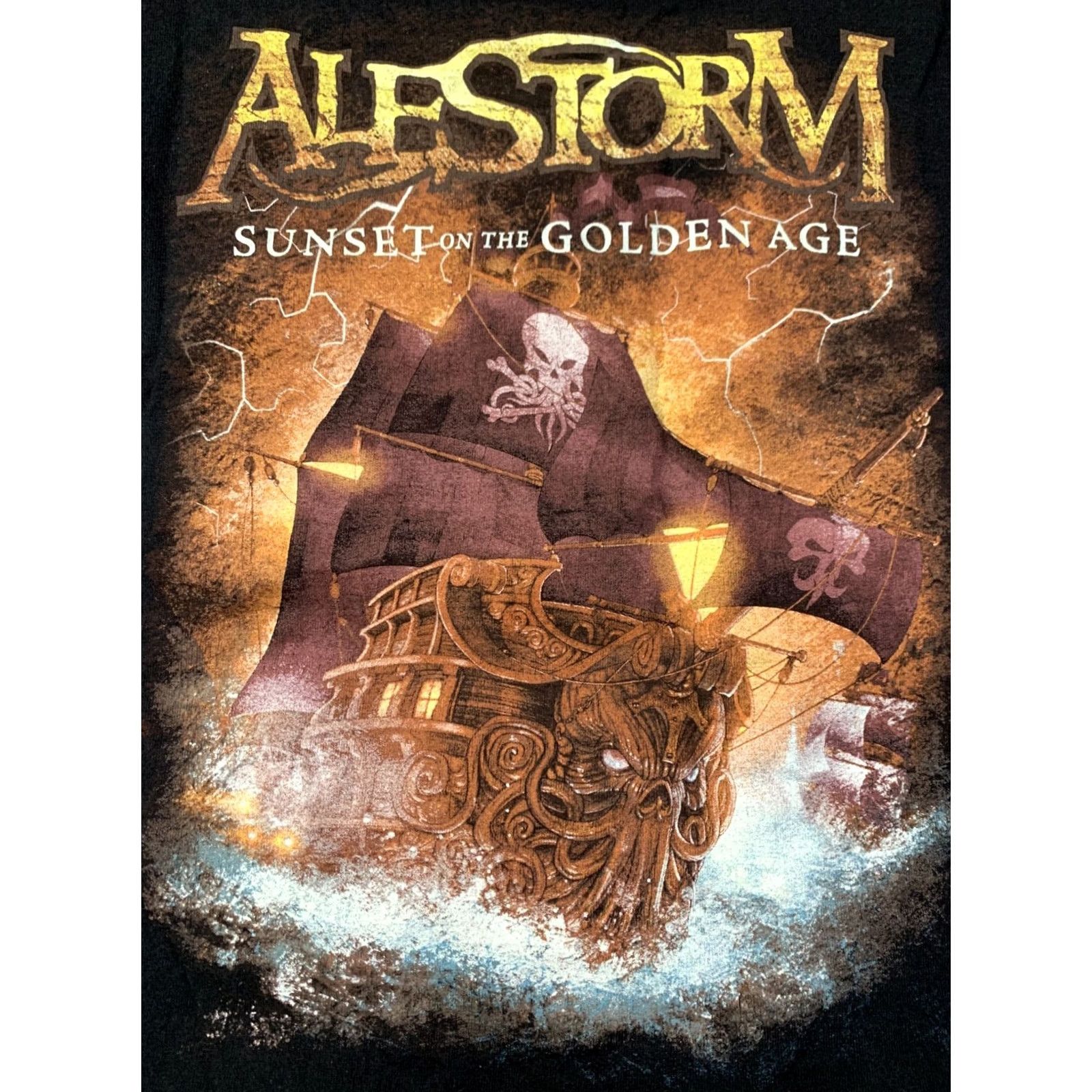 Fruit Of The Loom ALESTORM SUNSET ON THE GOLDEN AGE 2014 MEN SHIRT JERSEY FRUIT OF THE LOOM SIZE L Size US L / EU 52-54 / 3 - 4 Thumbnail