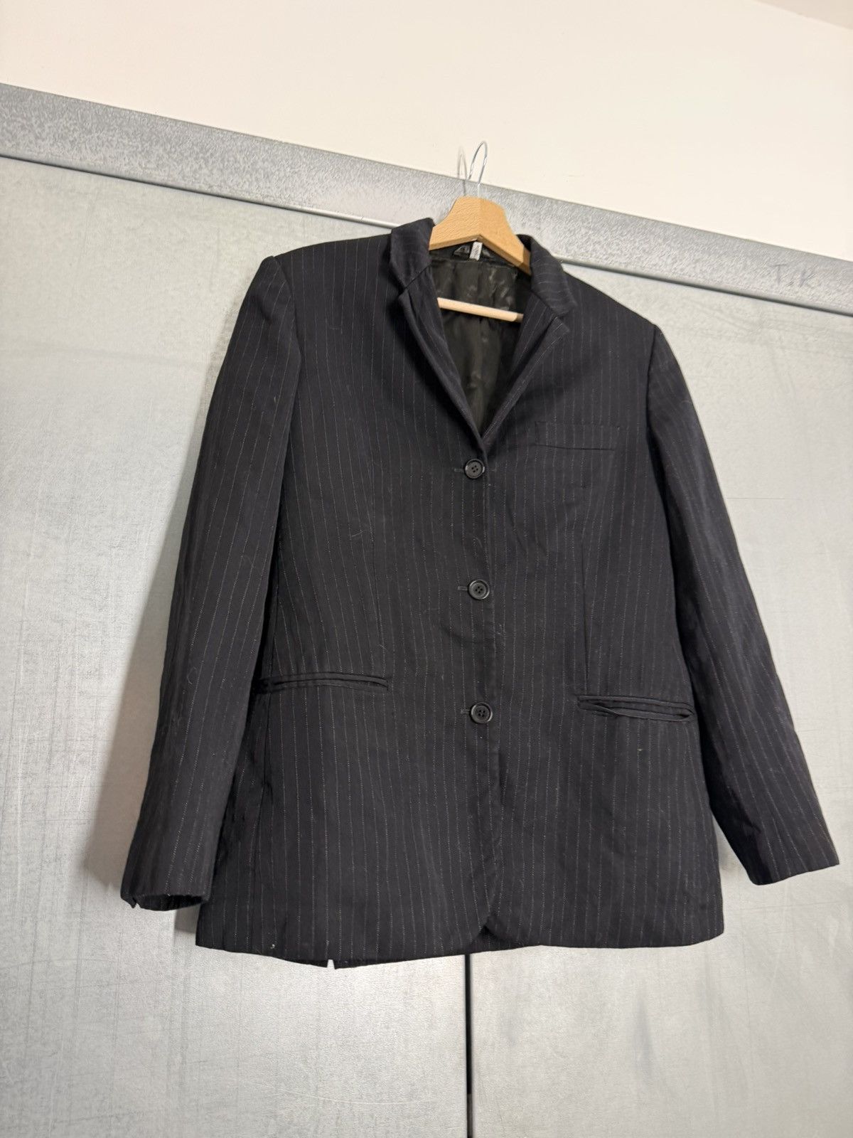 Helmut Lang Vintage 80s Helmut Lang Vienna Wien Rare Blazer Size 42L - 4 Thumbnail