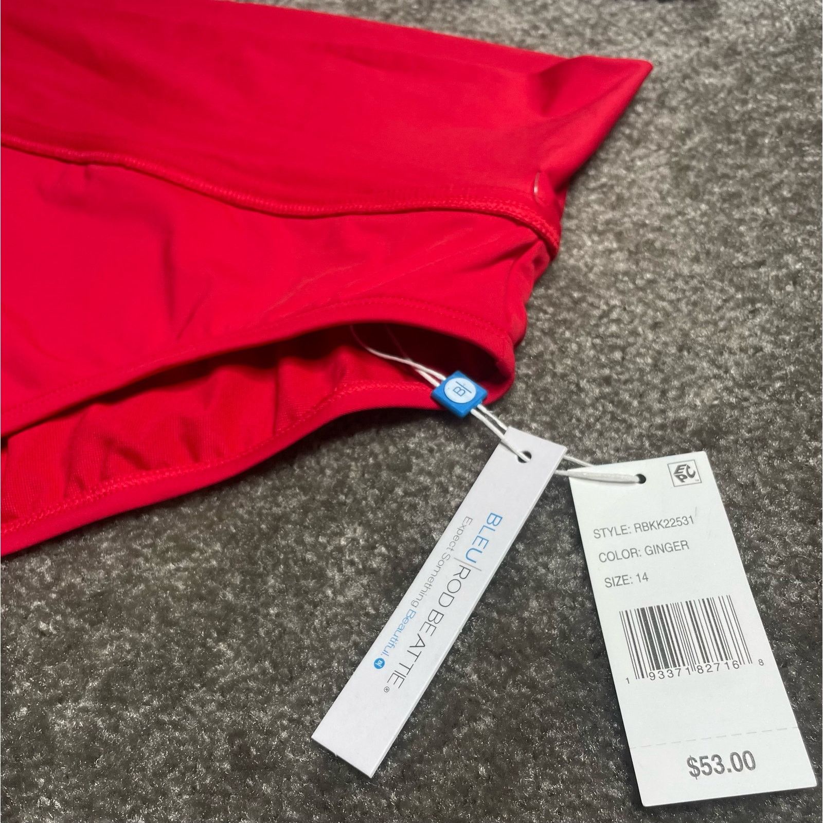 Other NWT $132 Bleu Rod Beattie Red Bikini Size ONE SIZE - 8 Thumbnail