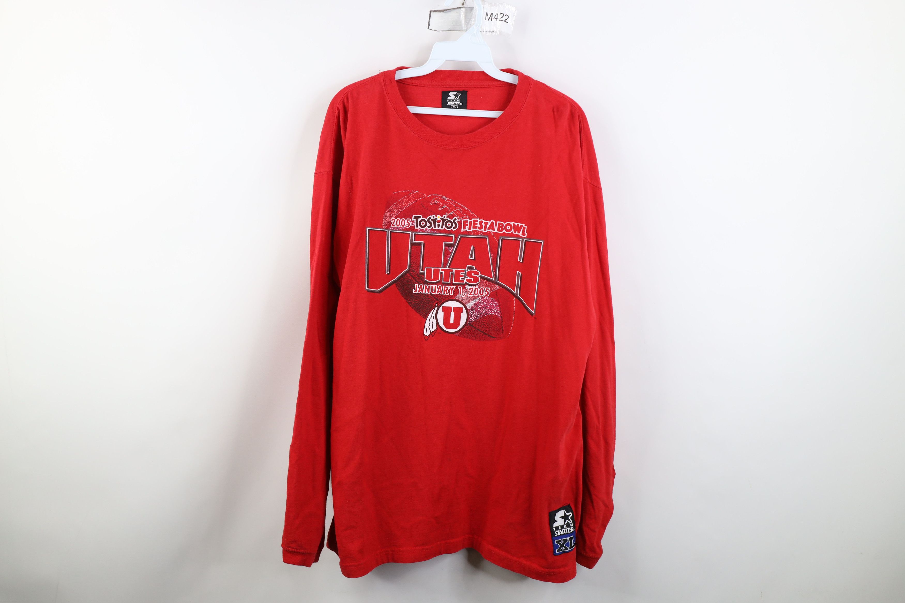 Starter Vintage Starter Bowl University of Utah Football T-Shirt Red Size US XL / EU 56 / 4 - 1 Thumbnail