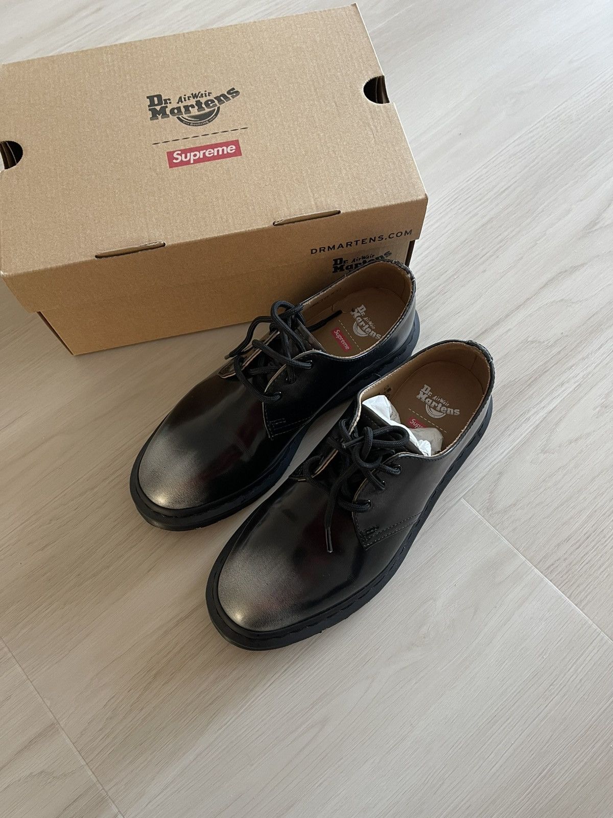 Dr. Martens × Supreme Supreme Dr. Martens 1461 3-eye | Grailed