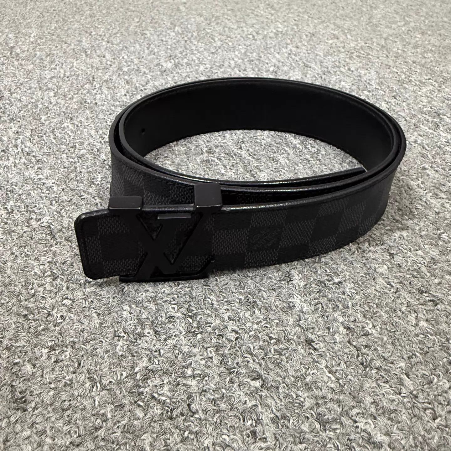 Louis Vuitton LV Black Damier Belt 95cm 95 New Size ONE SIZE - 1 Thumbnail