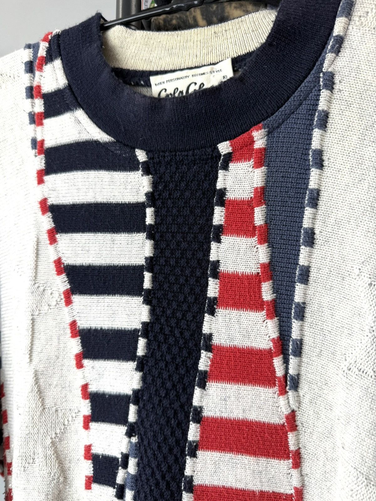 Coogi Rare Vintage Carlo Colucci American Flag Coogi Style Sweater Size US L / EU 52-54 / 3 - 5 Thumbnail