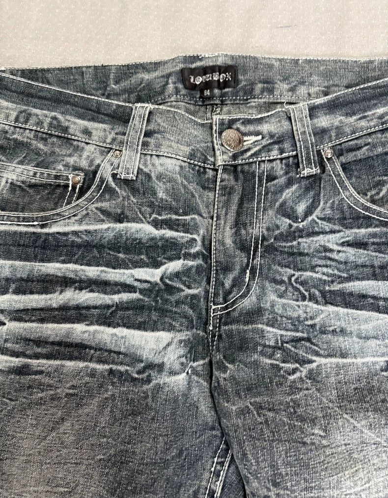 Yohji Yamamoto Vintage Distressed Denim Jeans with Patches-2506 Size 33" - 7 Thumbnail
