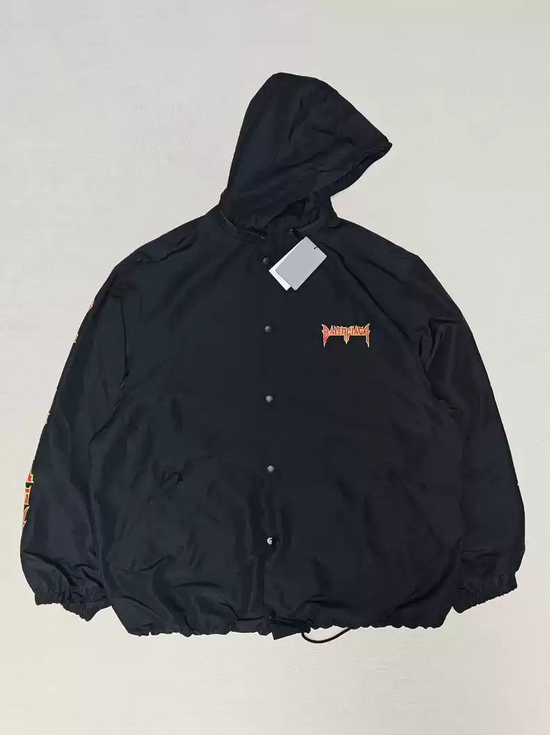 Balenciaga Balenciaga22ss Lightning Flame Rock Meta Band Jackets Size US M / EU 48-50 / 2 - 1 Thumbnail