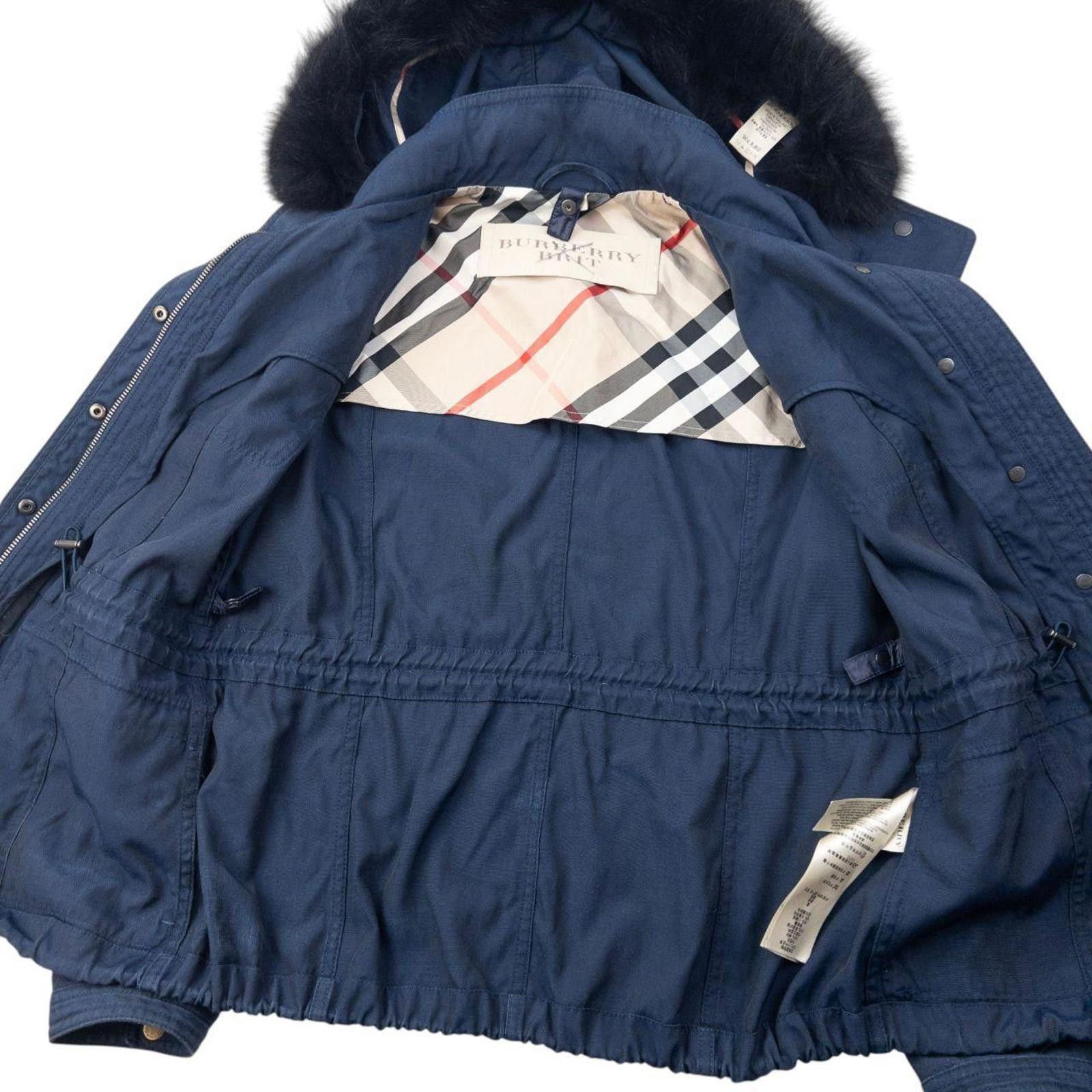 Burberry Vintage Burberry Brit Fur Hood Jacket Womens Size M Size M / US 6-8 / IT 42-44 - 6 Thumbnail