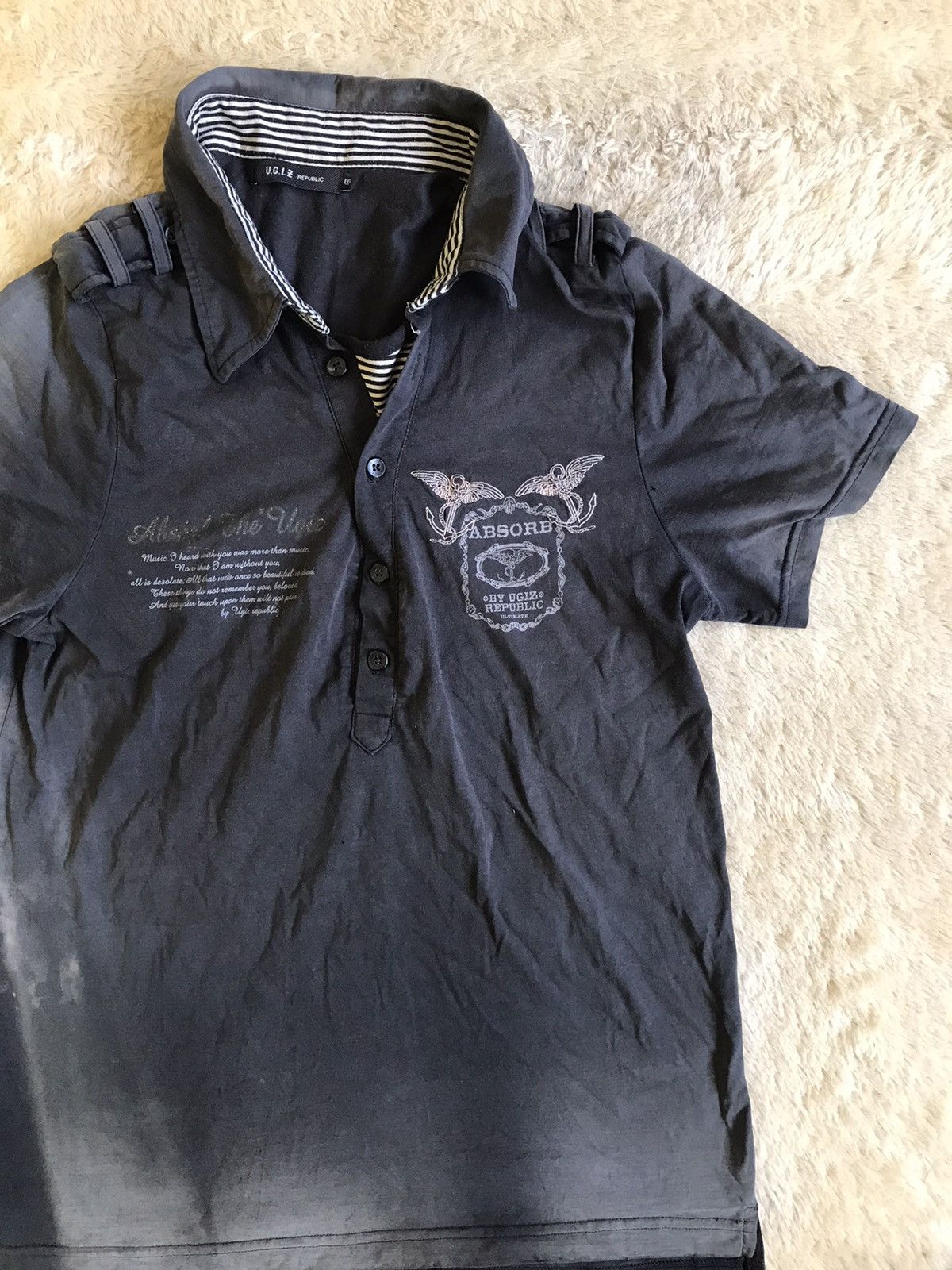 Japanese Brand Y2k Ugiz Republic Lace Collar Punk Goth Grunge Size US M / EU 48-50 / 2 - 3 Thumbnail
