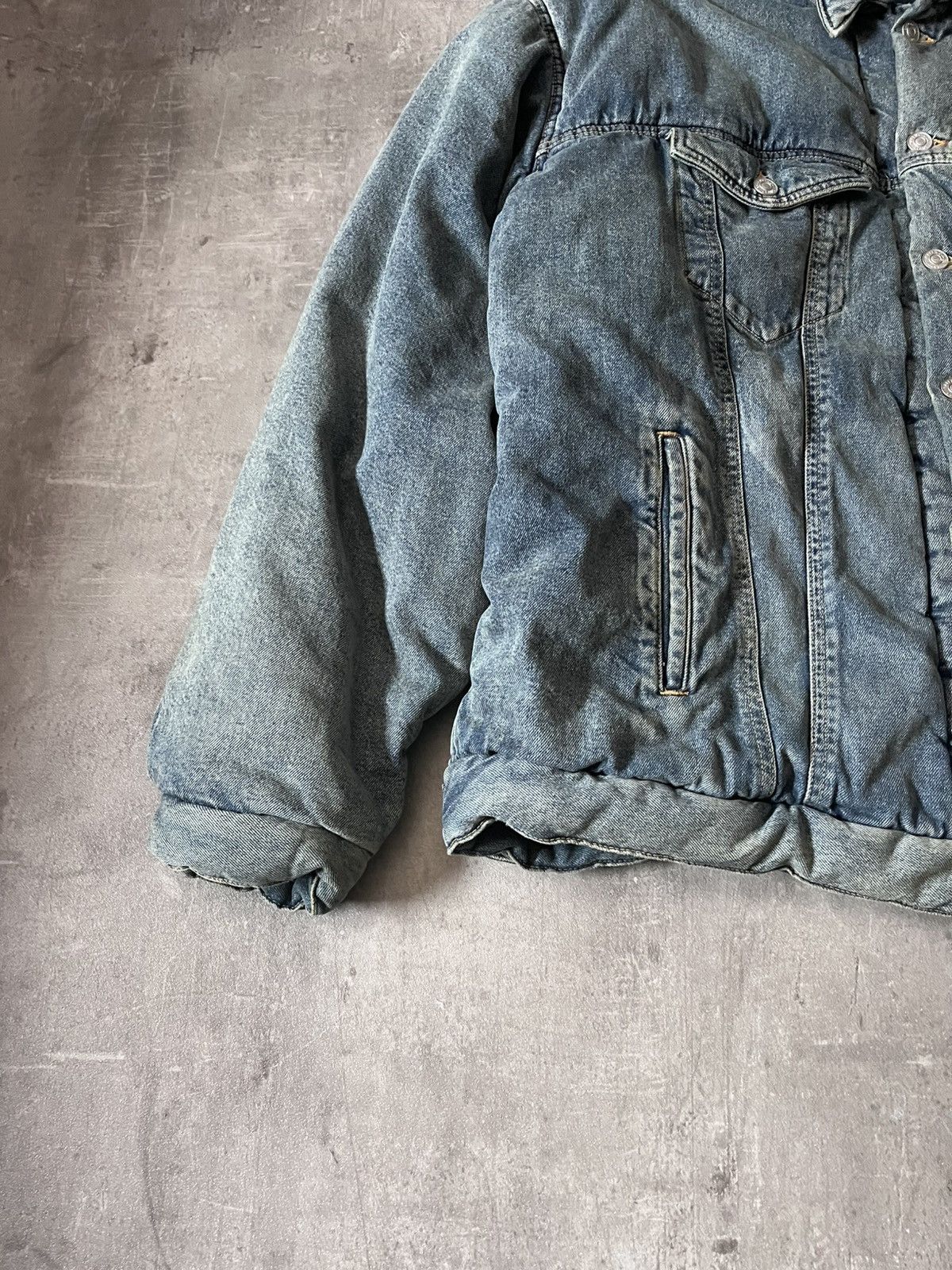 Balenciaga Balenciaga F/W 22 padded denim jacket bomber Kanye West Size US S / EU 44-46 / 1 - 3 Thumbnail