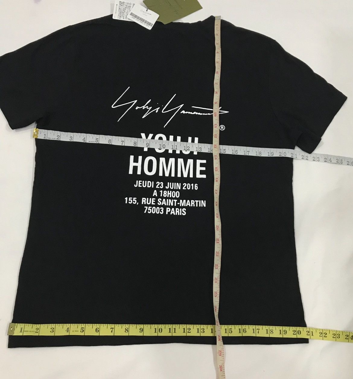 Japanese Brand × Yohji Yamamoto NeW Old Stock‼️Yohji Yamamoto Pour Home Staff Tee Size US L / EU 52-54 / 3 - 4 Thumbnail