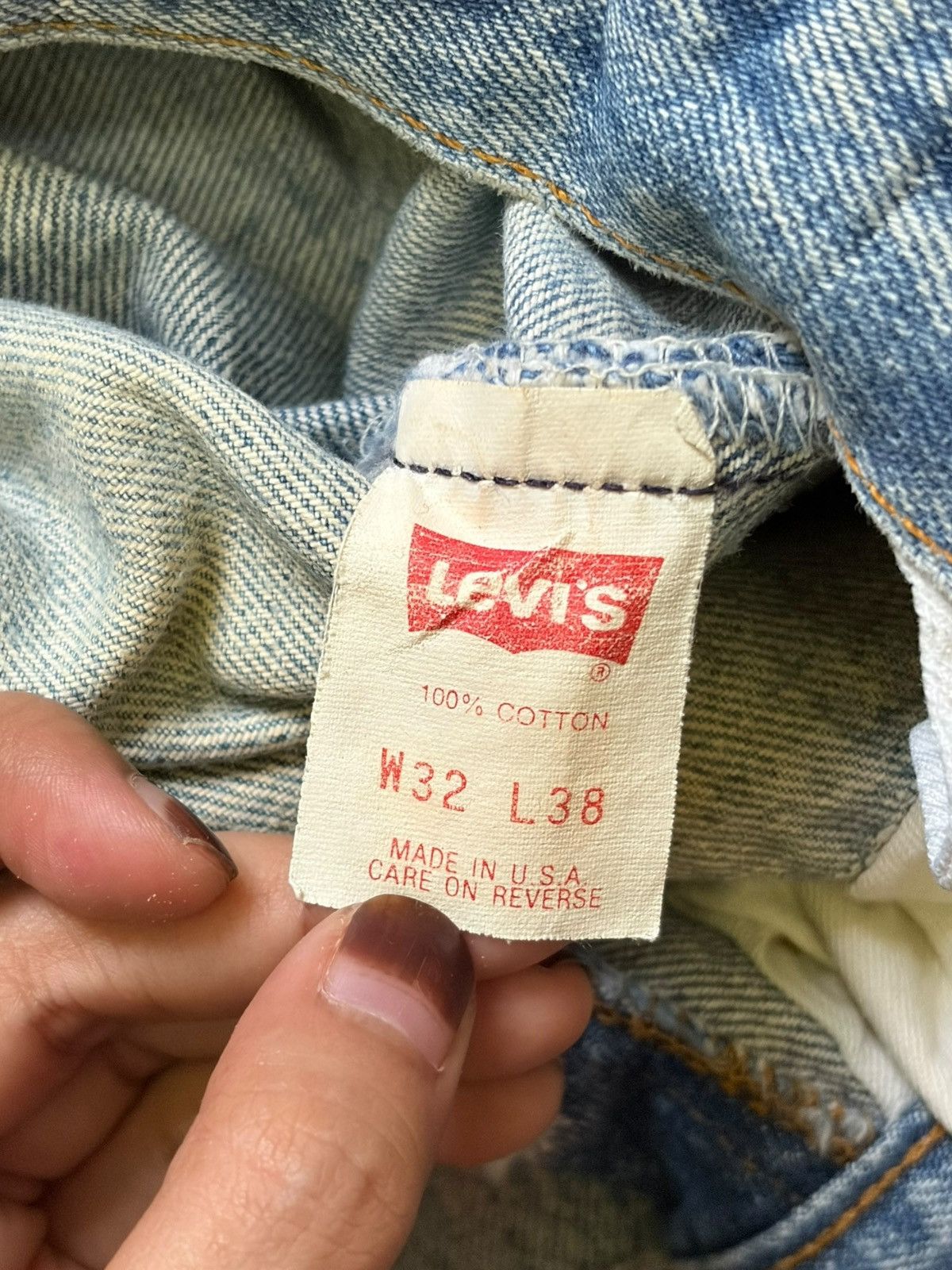Levi's Vintage 90s Levis 501xx Mud Wash Distress Jean Shorts Size US 29 - 5 Thumbnail