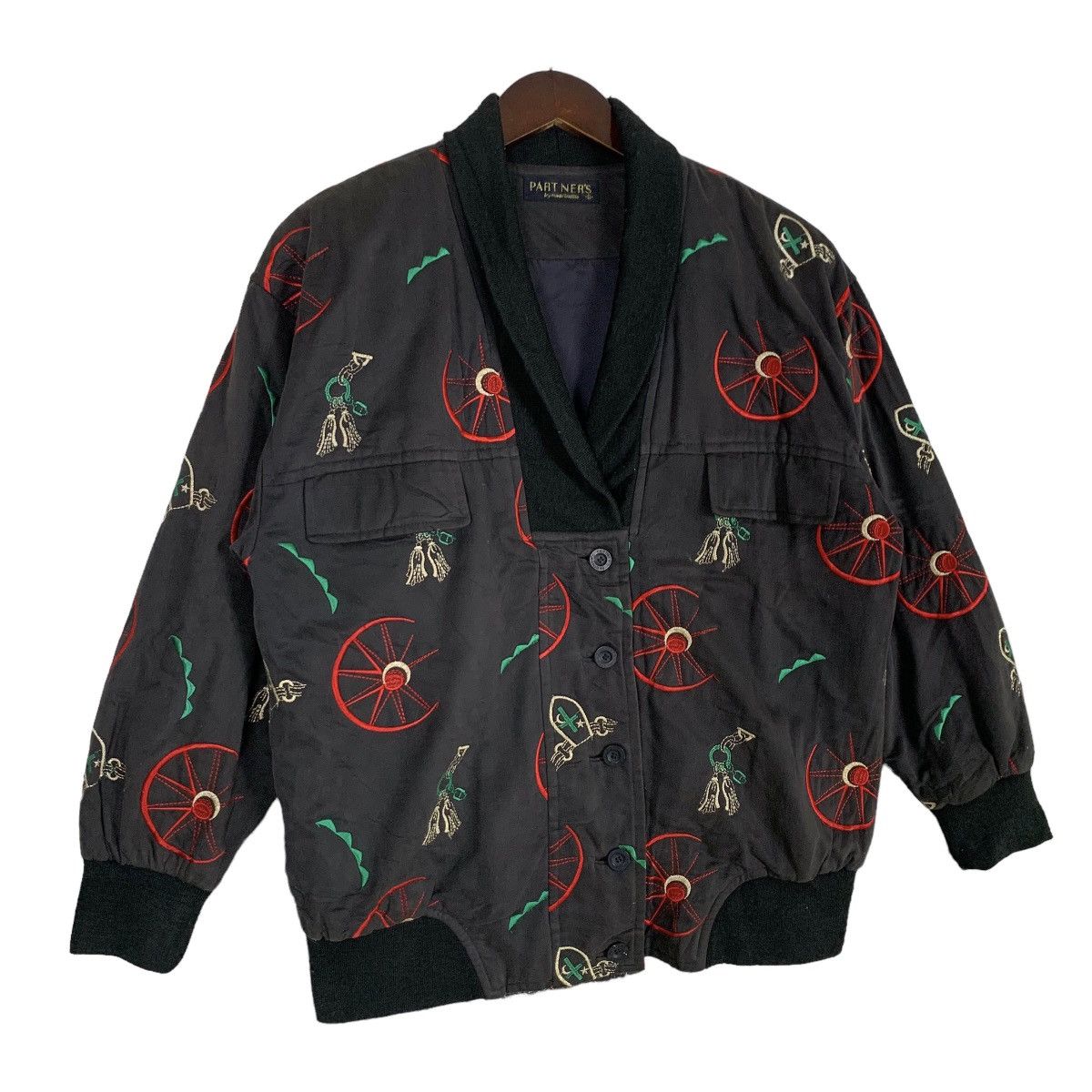 Vintage Partners by Mode Vallie Souvenir BomberJacket SizeM