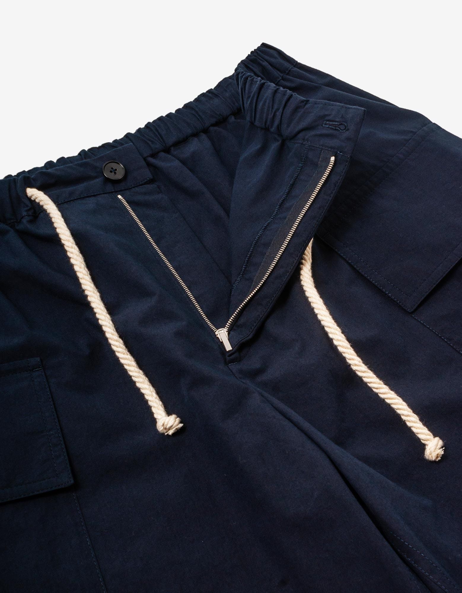 Navy Blue Cargo Shorts