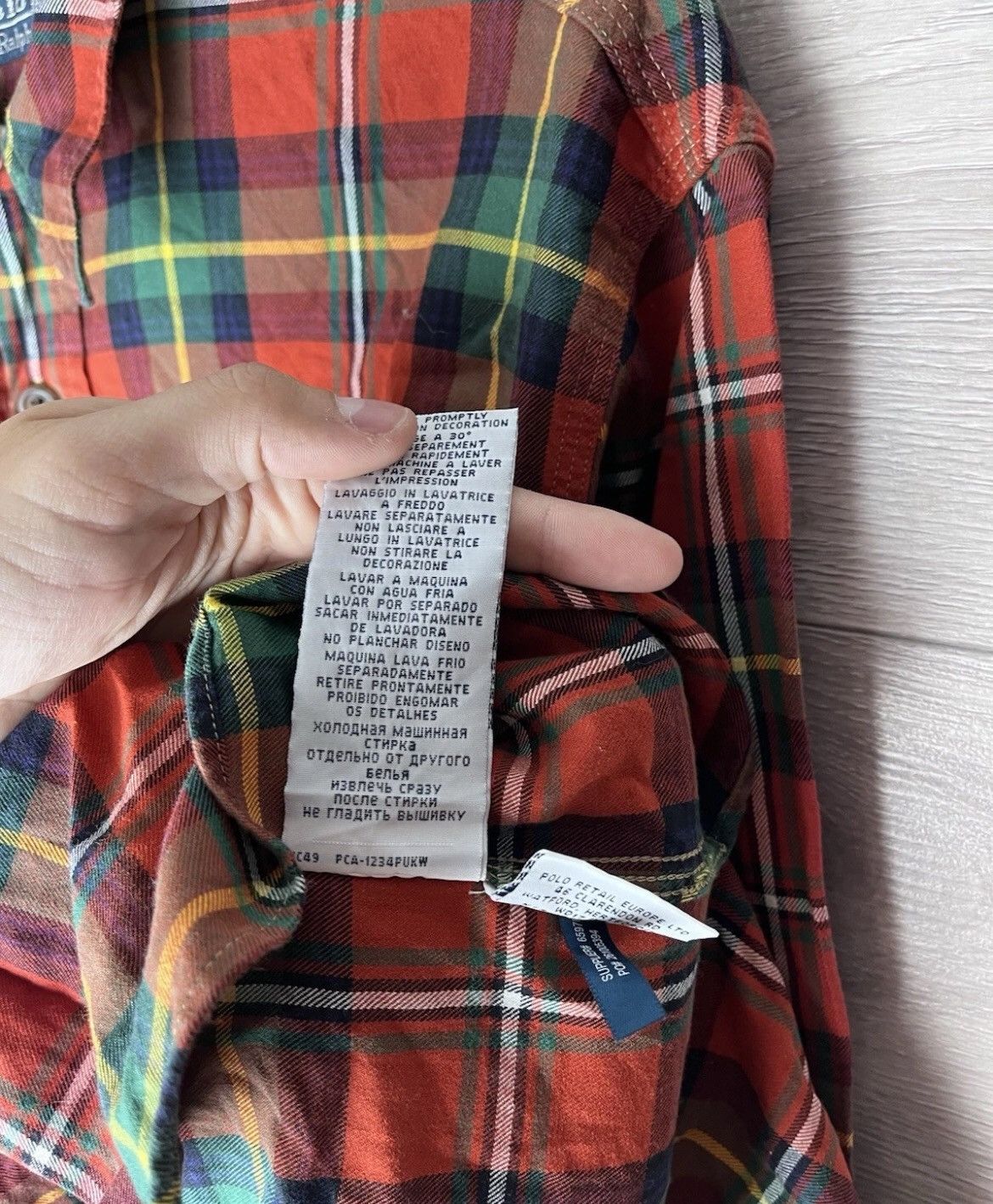 Polo Ralph Lauren Vintage MENS SHIRT POLO RAPLH LAUREN SIZE L TEXAS Y2K USA Size US L / EU 52-54 / 3 - 7 Thumbnail