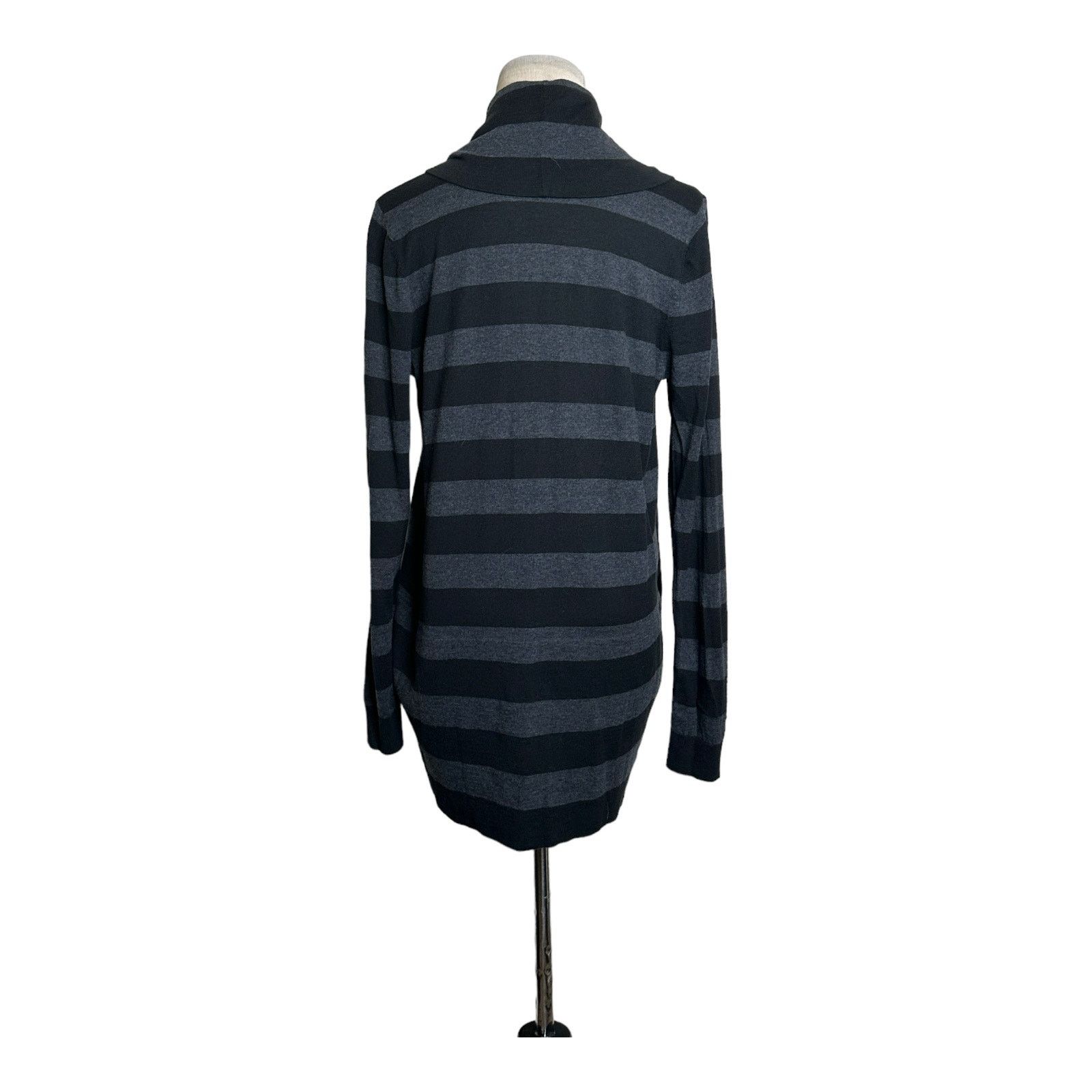 Loft Loft gray black open front long sleeves cardigan size M Size M / US 6-8 / IT 42-44 - 7 Thumbnail