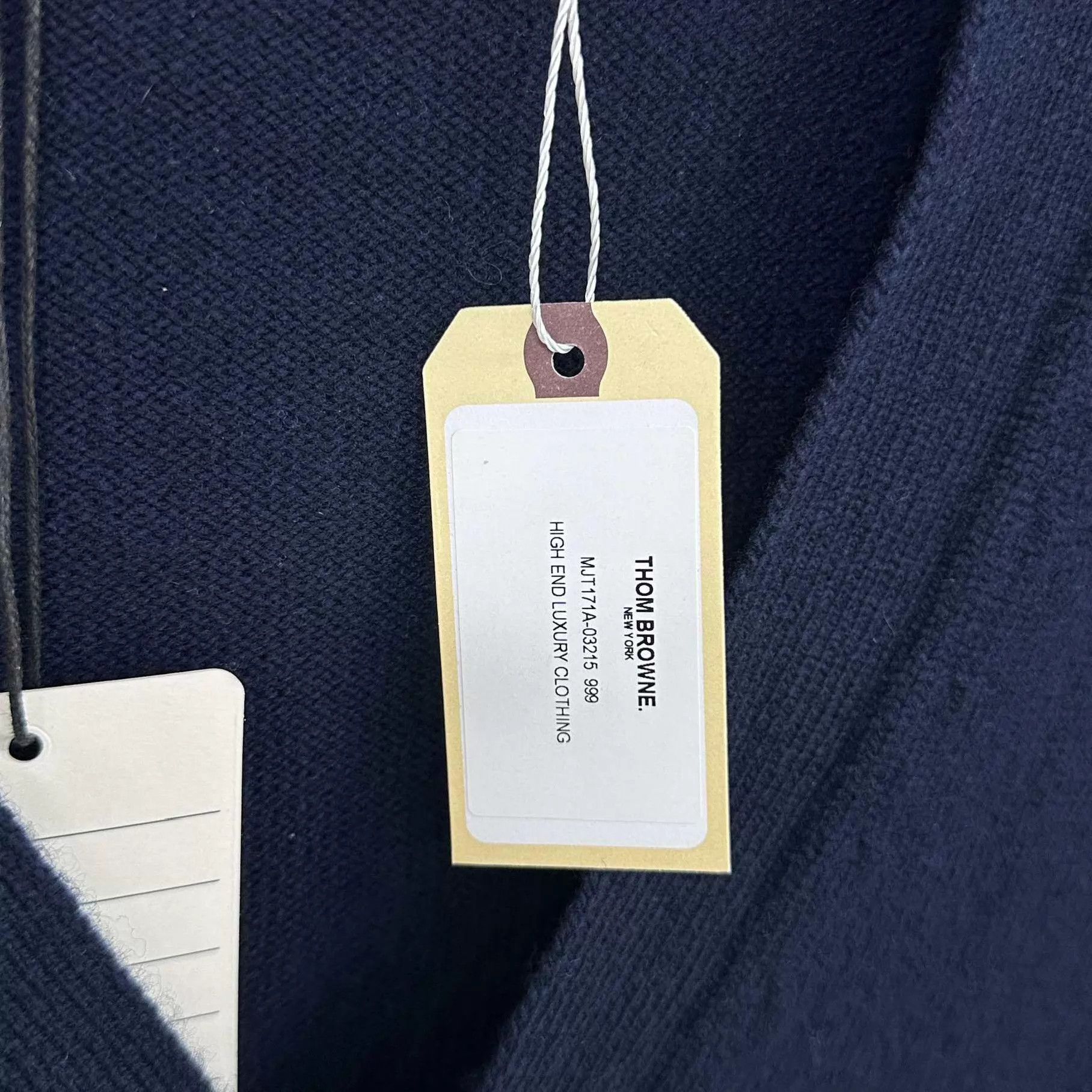 Thom Browne Thom Browne Navy Dog Pattern Knit Cardigan Size 4 New Size US XL / EU 56 / 4 - 4 Thumbnail