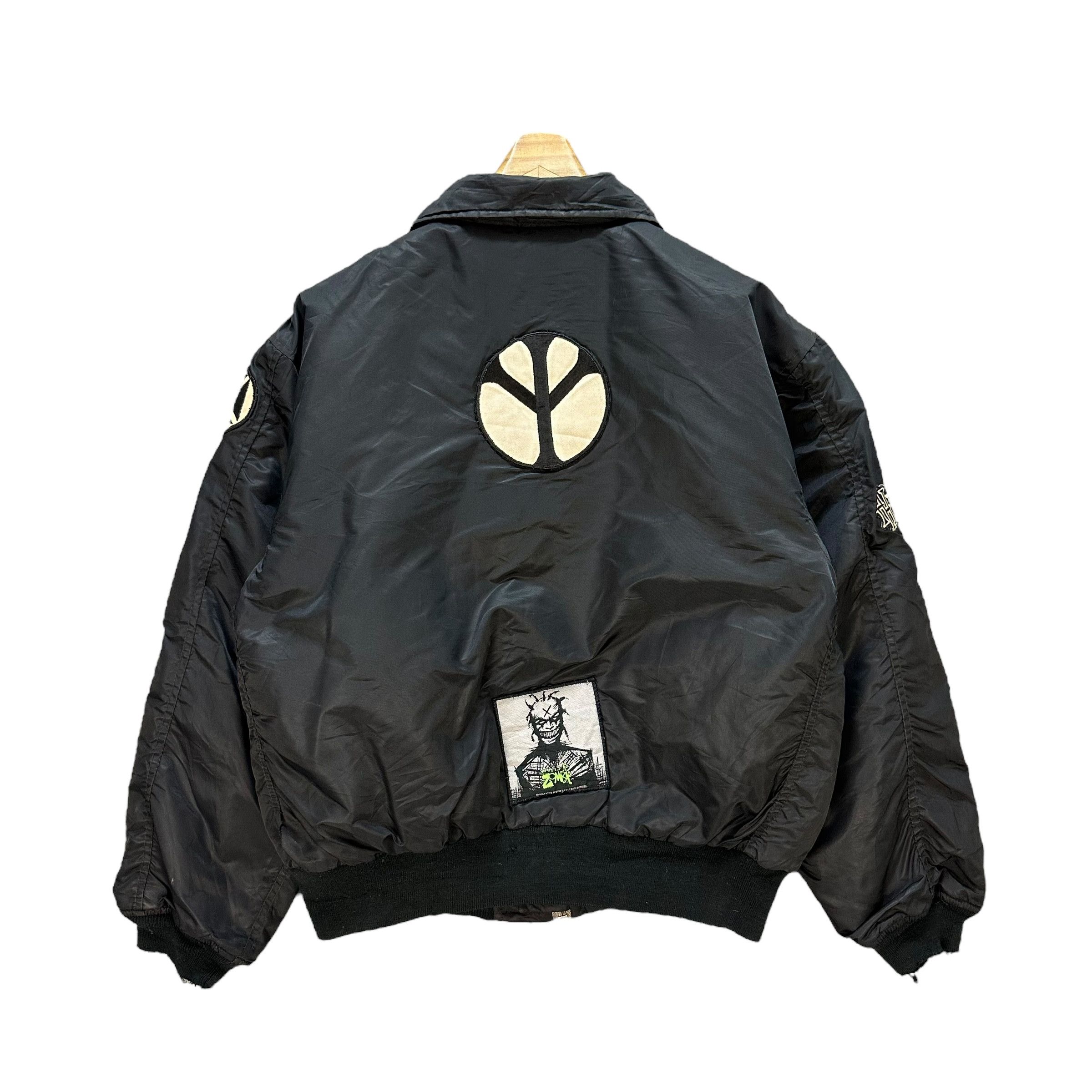 Vintage 88’ WHITE ZOMBIE Freakazoid Heaven Bomber Jacket #A46-1083 Size US M / EU 48-50 / 2 - 1 Thumbnail