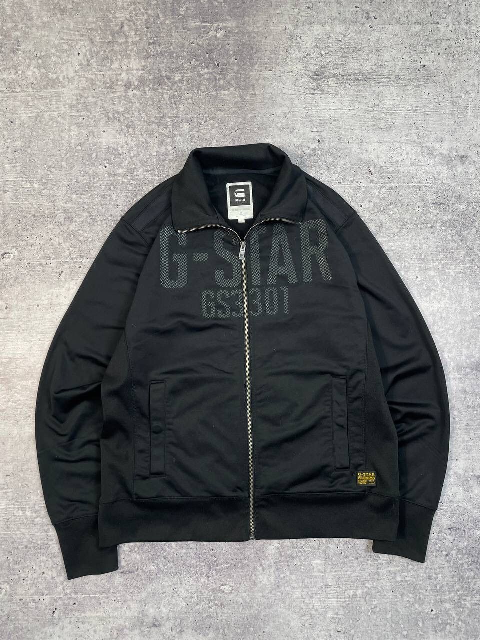 G-Star Vintage G Star Raw Big Logo Zip Up Track Jacket Y2K Size US XL / EU 56 / 4 - 1 Thumbnail