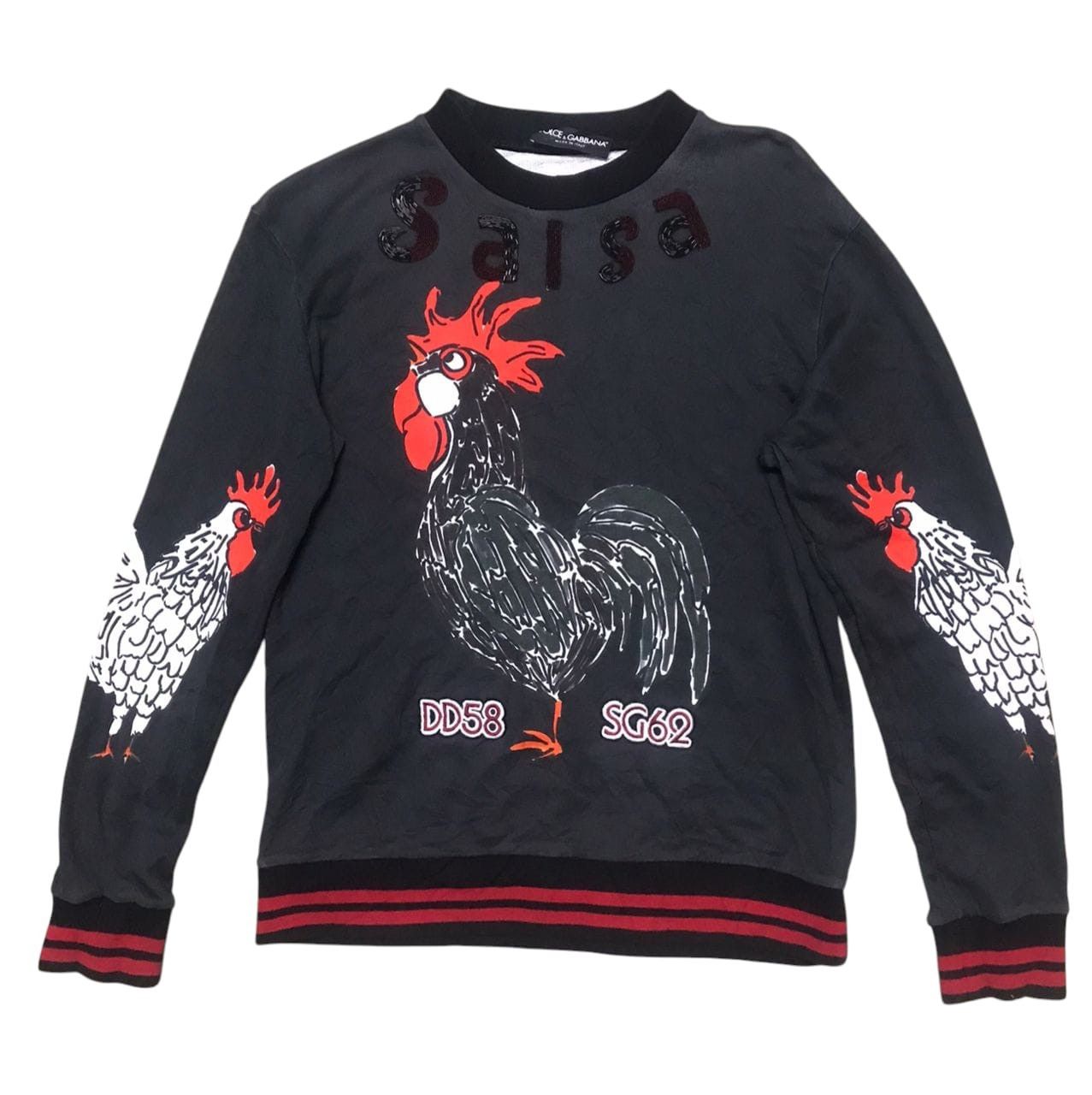 Dolce & Gabbana Dolce & Gabbana Rooster Full Print Sweatshirt Medium Size US L / EU 52-54 / 3 - 1 Thumbnail