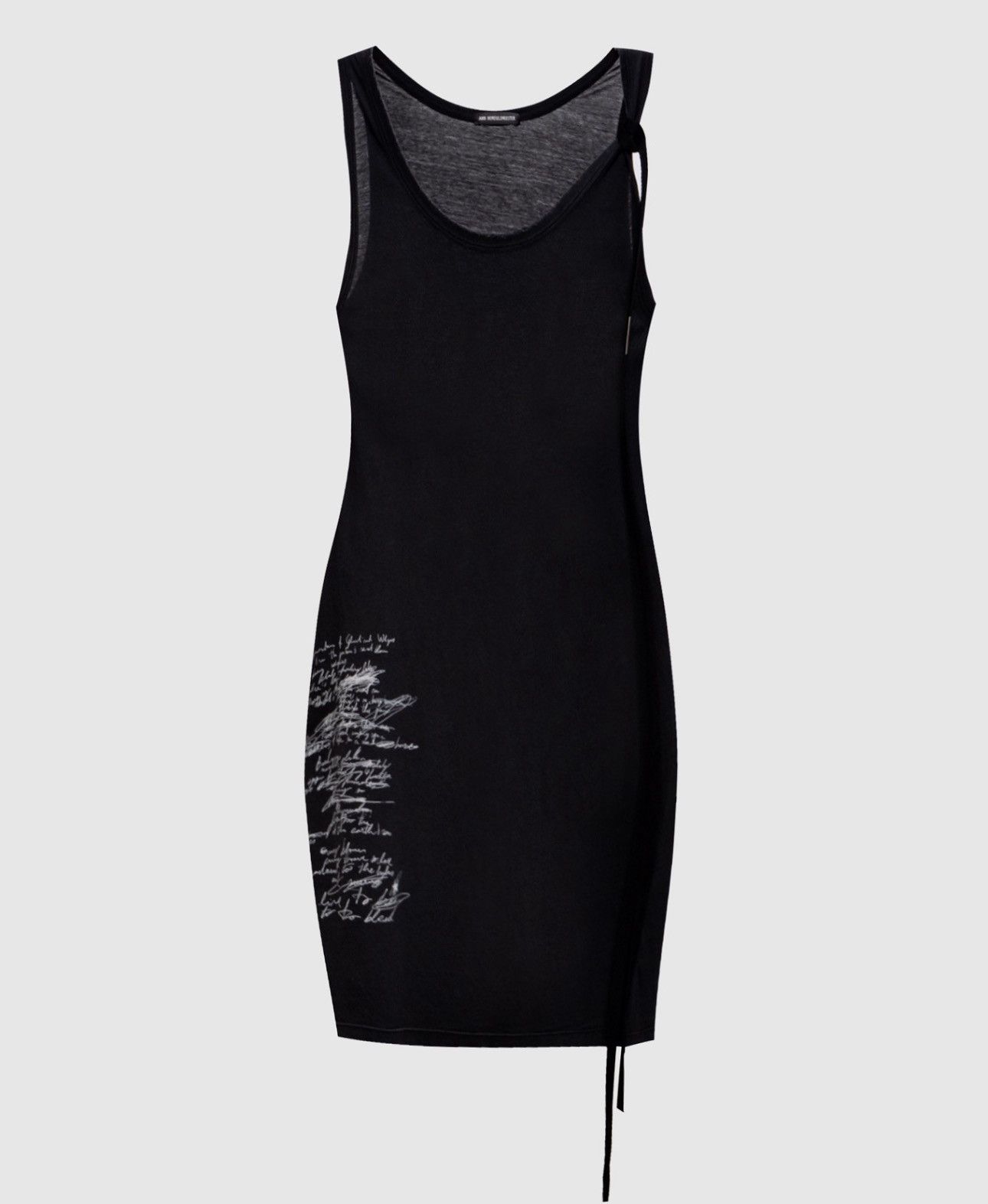 Last Ann Demeulemeester Long Seva Vintage Effect Grey Top