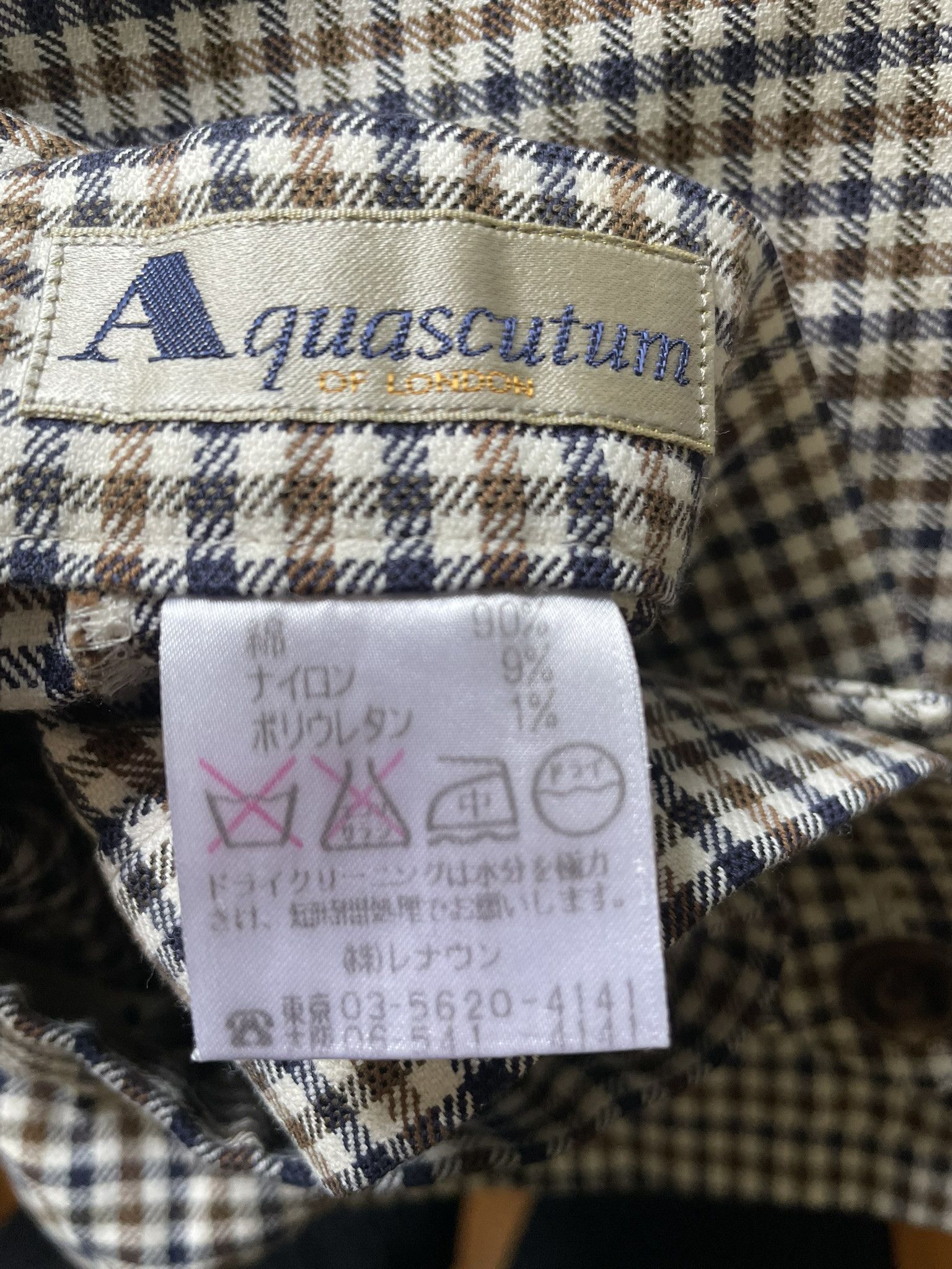 Aquascutum Aquascutum of London Checked Trousers Size 28" / US 6 / IT 42 - 5 Thumbnail