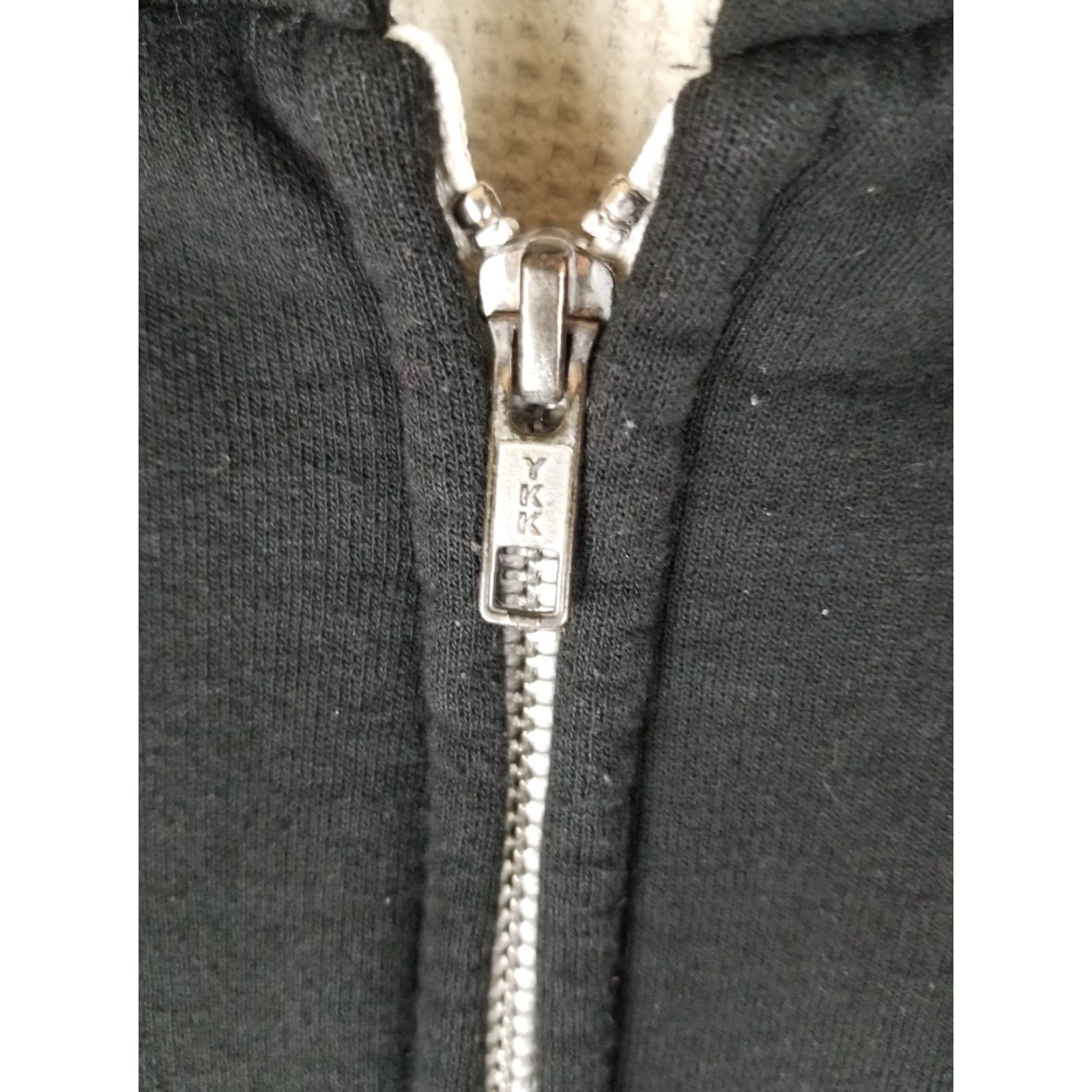 Vintage VINTAGE 90' CHILL BUSTER BY CAMPER II WAFFLE THERMAL LINED FULL ZIP UP HOODIE XL Hoodie Mens Black Full Zip T 90s Size US XL / EU 56 / 4 - 3 Thumbnail