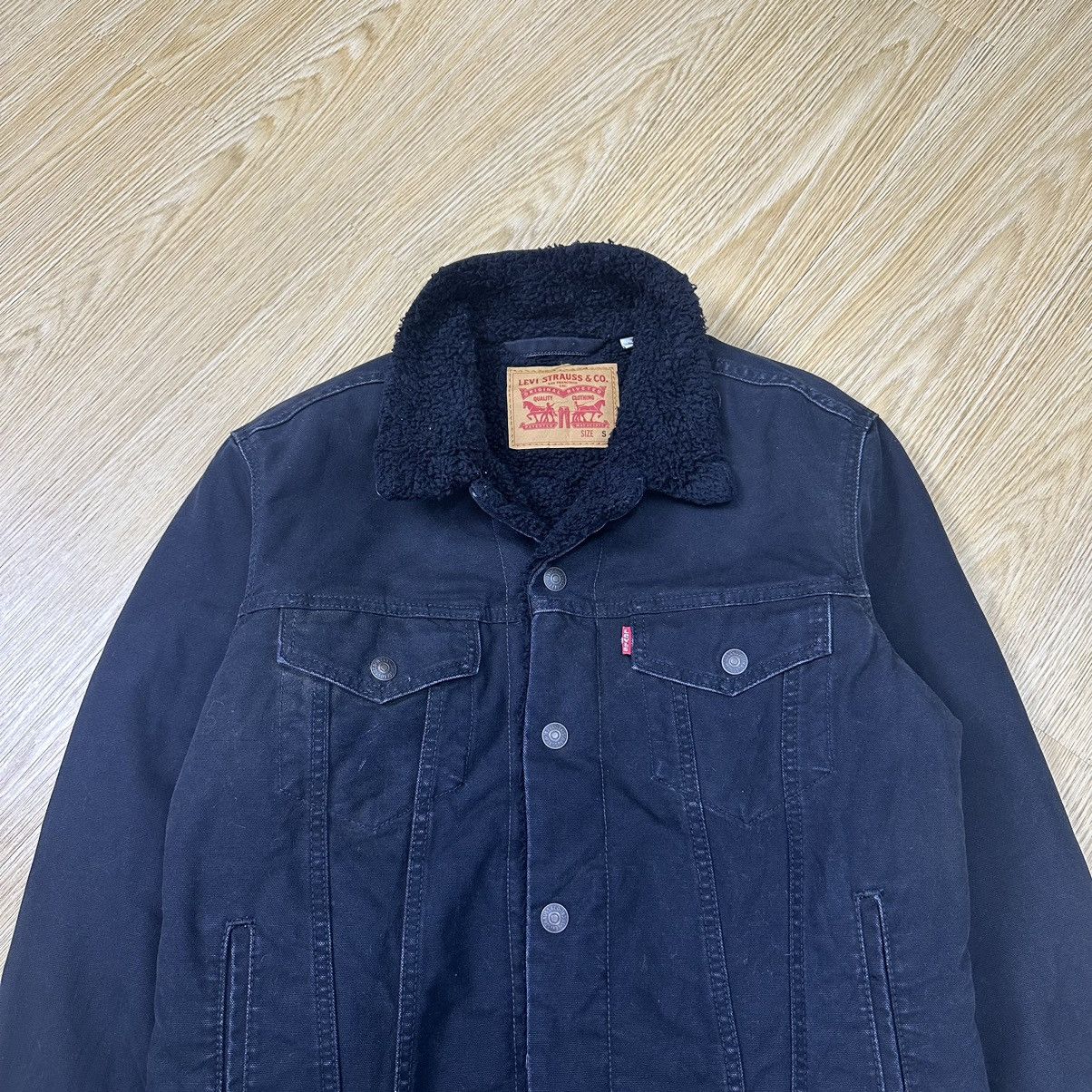 Levi's Levis 515 Denim Sherpa Jacket z185 Size US S / EU 44-46 / 1 - 3 Thumbnail