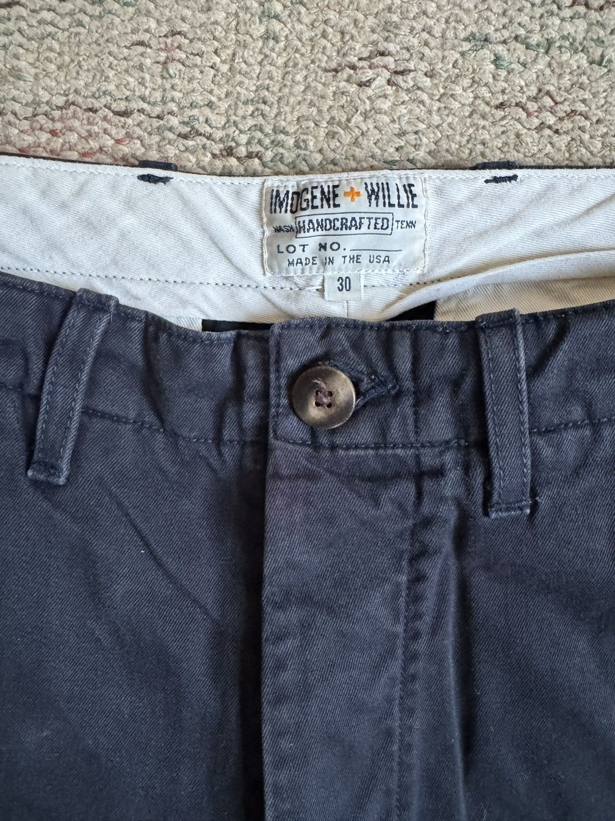 Imogene + Willie Imogene + Willie Chino Pants Navy Size US 30 / EU 46 - 4 Thumbnail