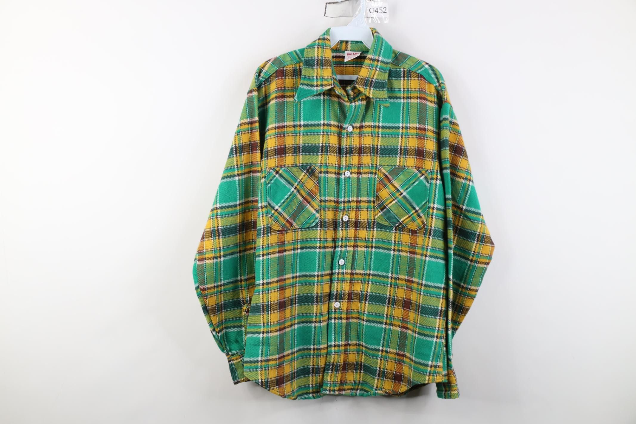 Vintage Vintage 60s 70s Big Mac Collared Button Shirt Plaid USA Size US M / EU 48-50 / 2 - 1 Thumbnail