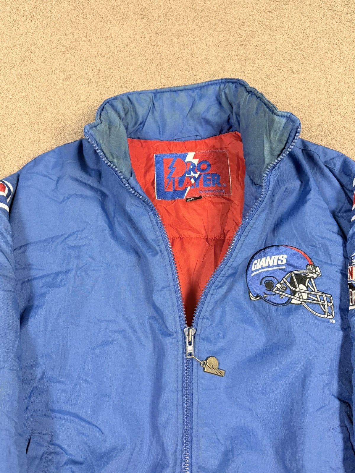 Pro Player Vintage 90’s New York Giants Pro Player Goose Down Puffer Size US L / EU 52-54 / 3 - 3 Thumbnail