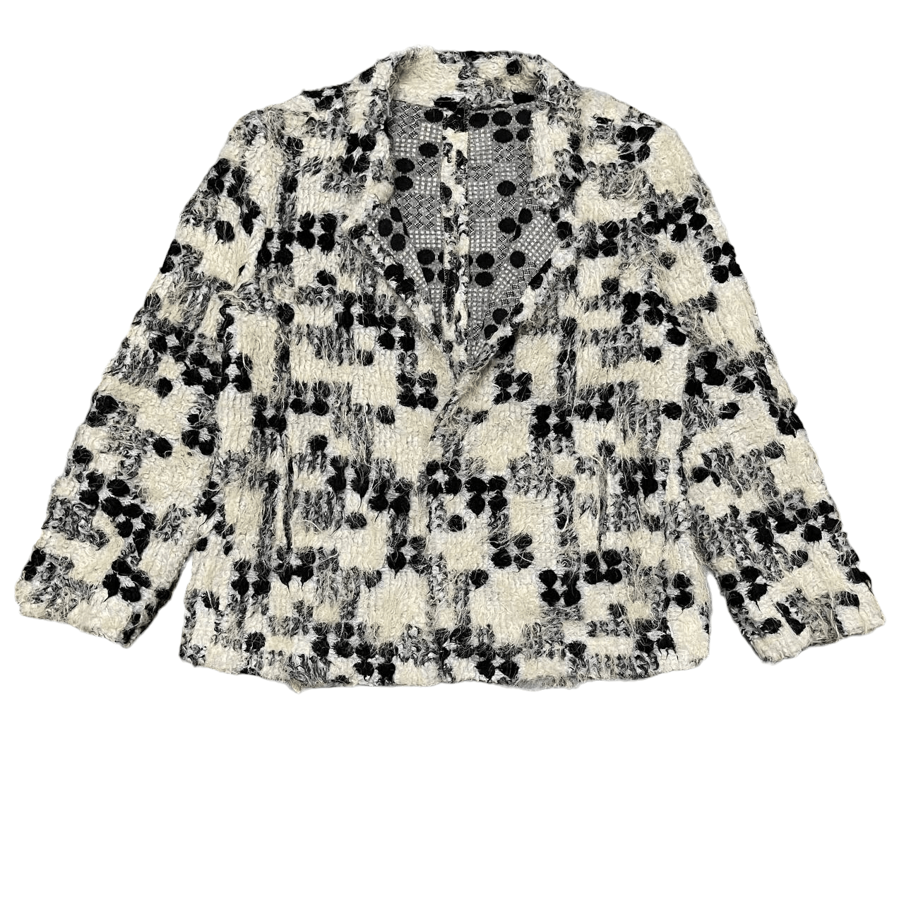 image of Unbrnd x Vintage Japanese Mohair Nice Design Jacket, Men's (Size Medium)