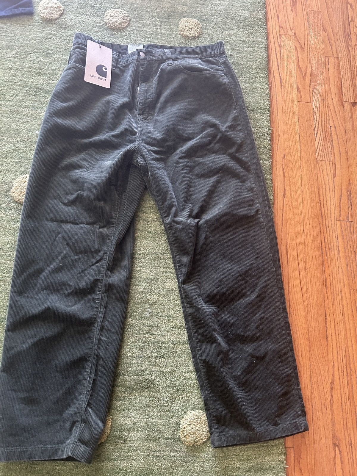 Carhartt Carhartt green corduroy Size US 36 / EU 52 - 1 Thumbnail