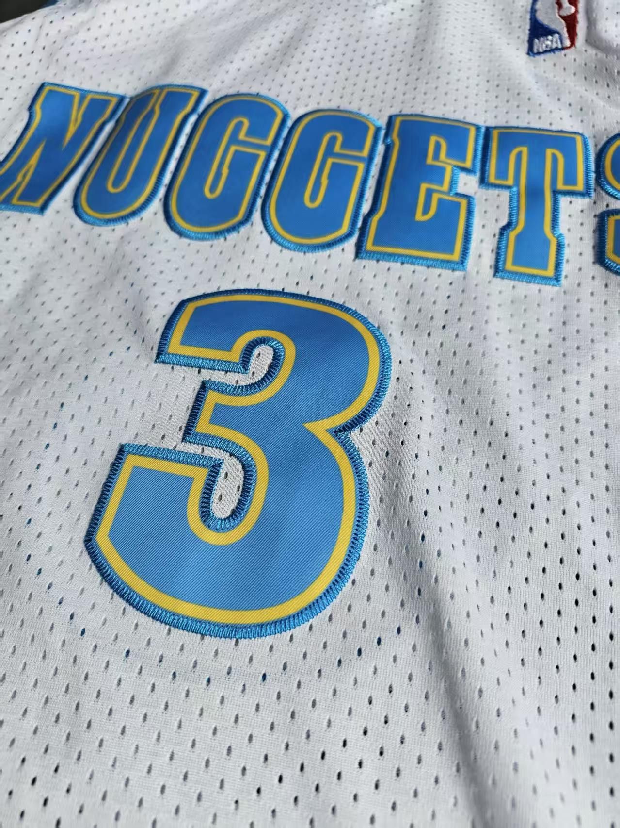 NBA #3 Allen Iverson Johnson Jersey Denver Nuggets 2006 07 Size US L / EU 52-54 / 3 - 5 Thumbnail