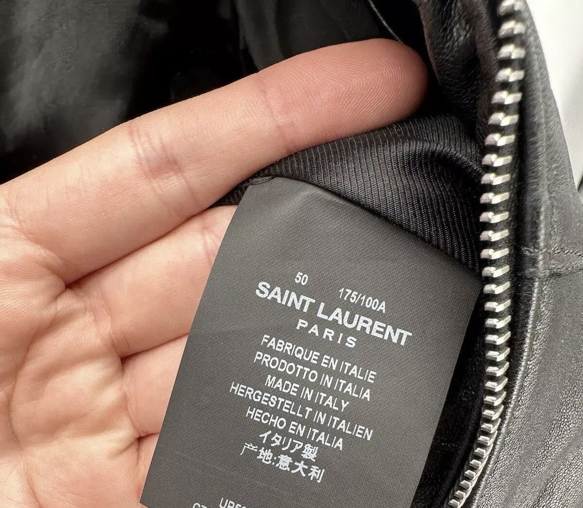 Saint Laurent Paris Saint laurent 70‘s leather trucker jacket in lambskin sz50 Size US M / EU 48-50 / 2 - 4 Thumbnail