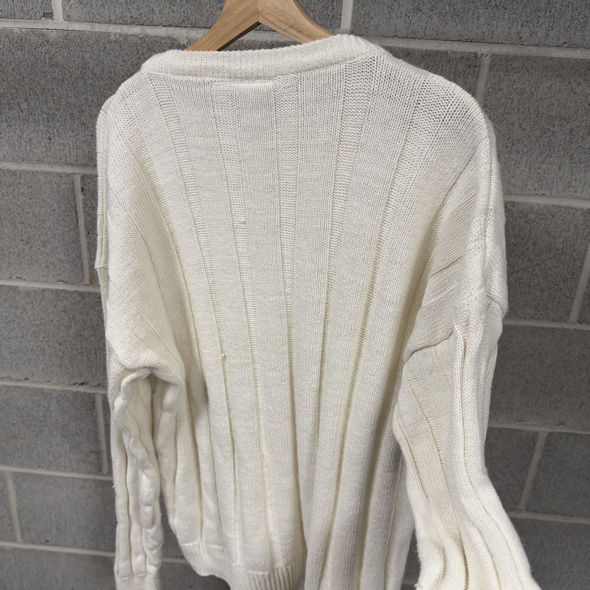 Vintage 90s Vertical Striped Knit Raime Cotton Sweater ERD Grunge Size US XL / EU 56 / 4 - 6 Thumbnail