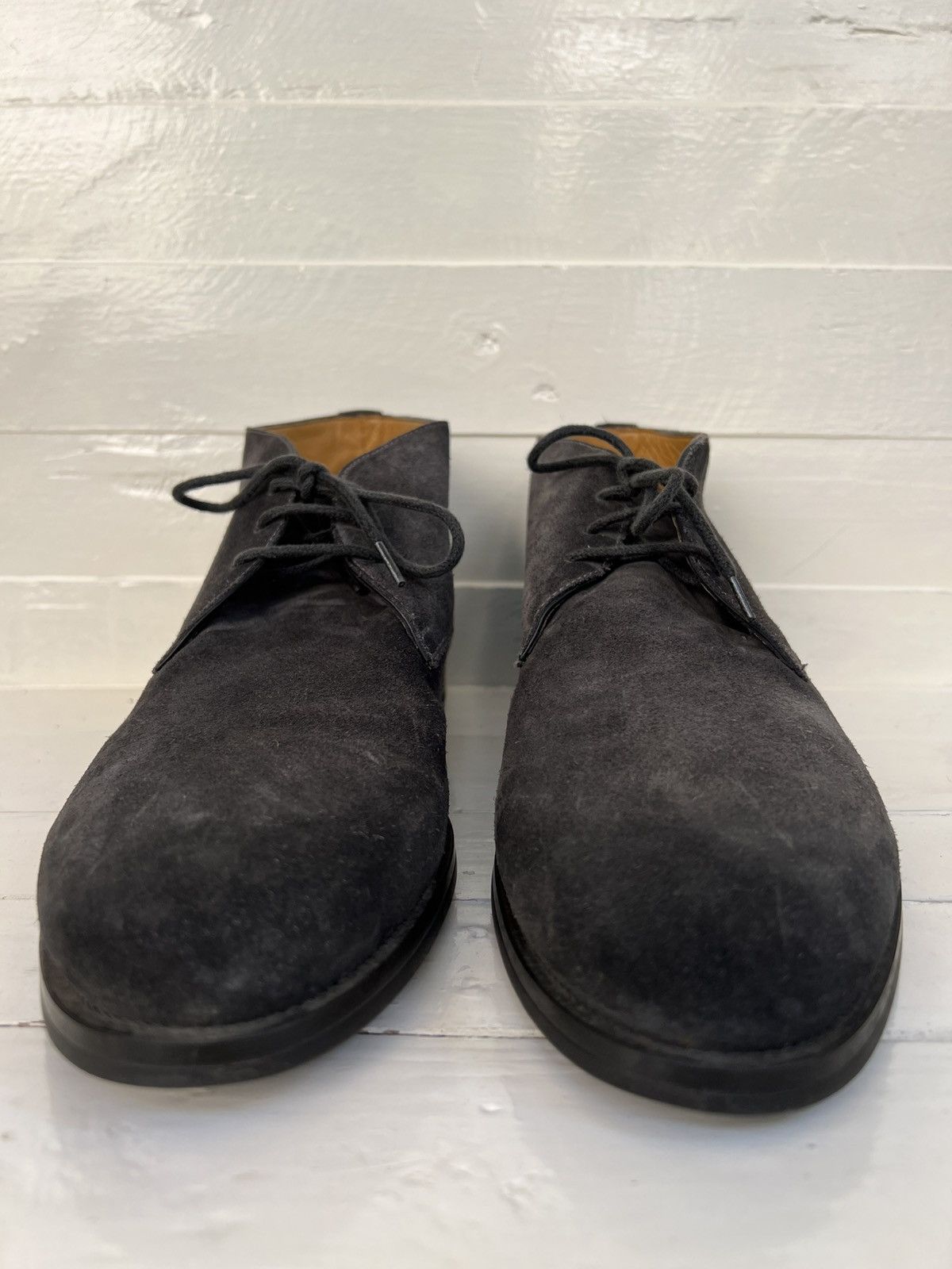 Santoni SANTONI ANKLE SUEDE LEATHER CHUKKA BOOTS Size US 11.5 / EU 44-45 - 5 Thumbnail