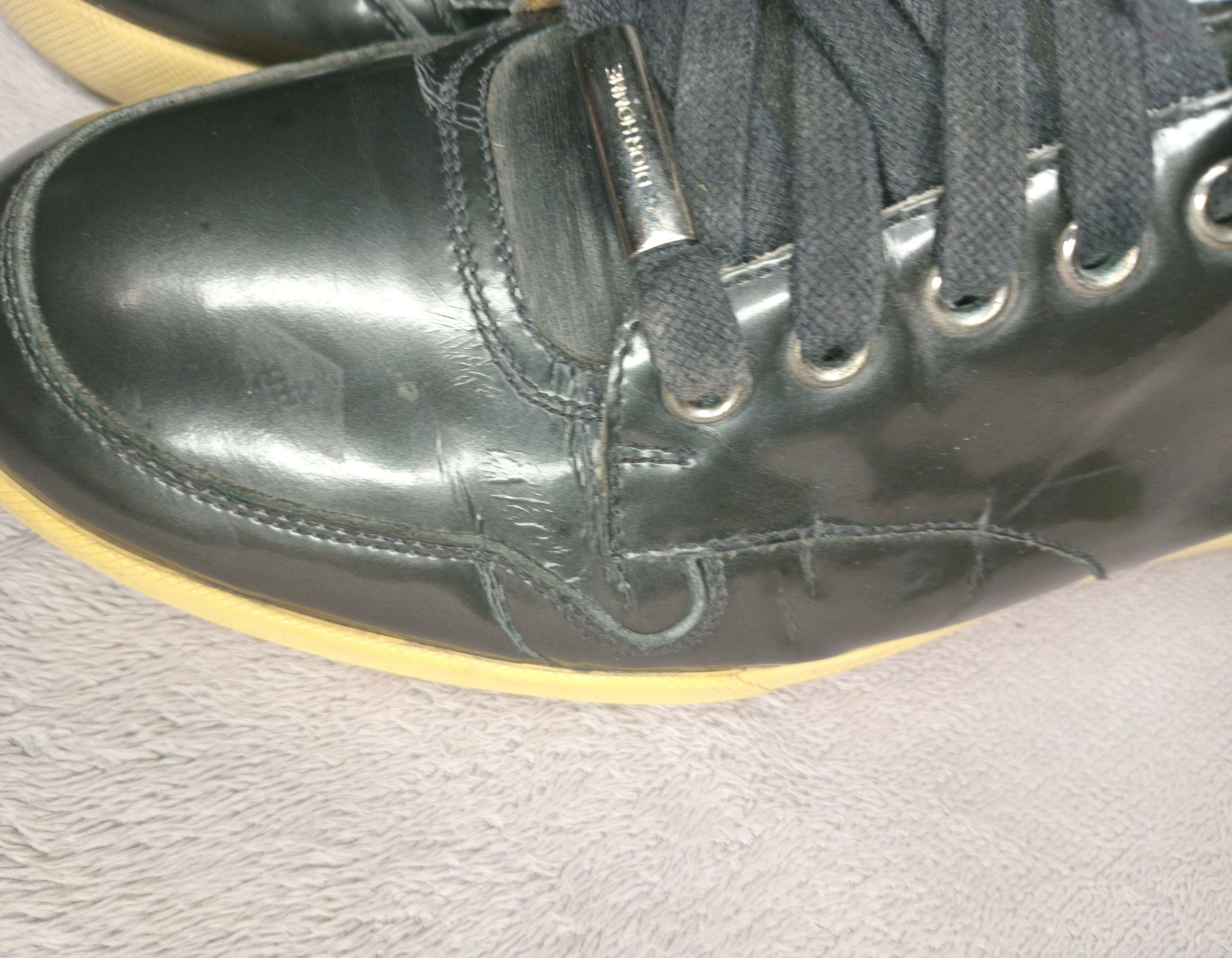Christian Dior Monsieur Dior Homme Patent leather high trainers Size US 7.5 / EU 40-41 - 3 Thumbnail