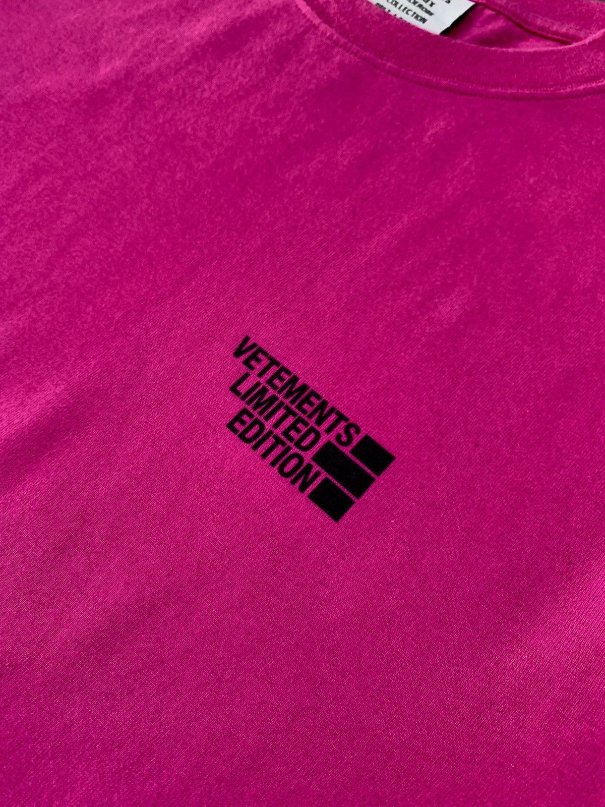 Vetements Limited Edition tee Size US M / EU 48-50 / 2 - 3 Thumbnail