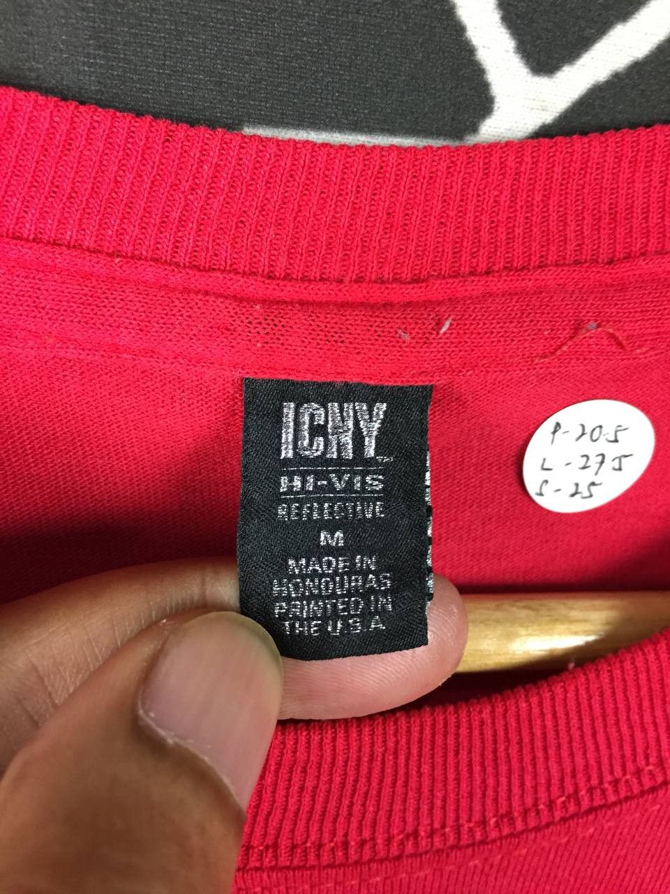 ICNY Vtg Ice Cold New York Hi-Vis Reflective Long Sleeve Tee Size US M / EU 48-50 / 2 - 10 Thumbnail