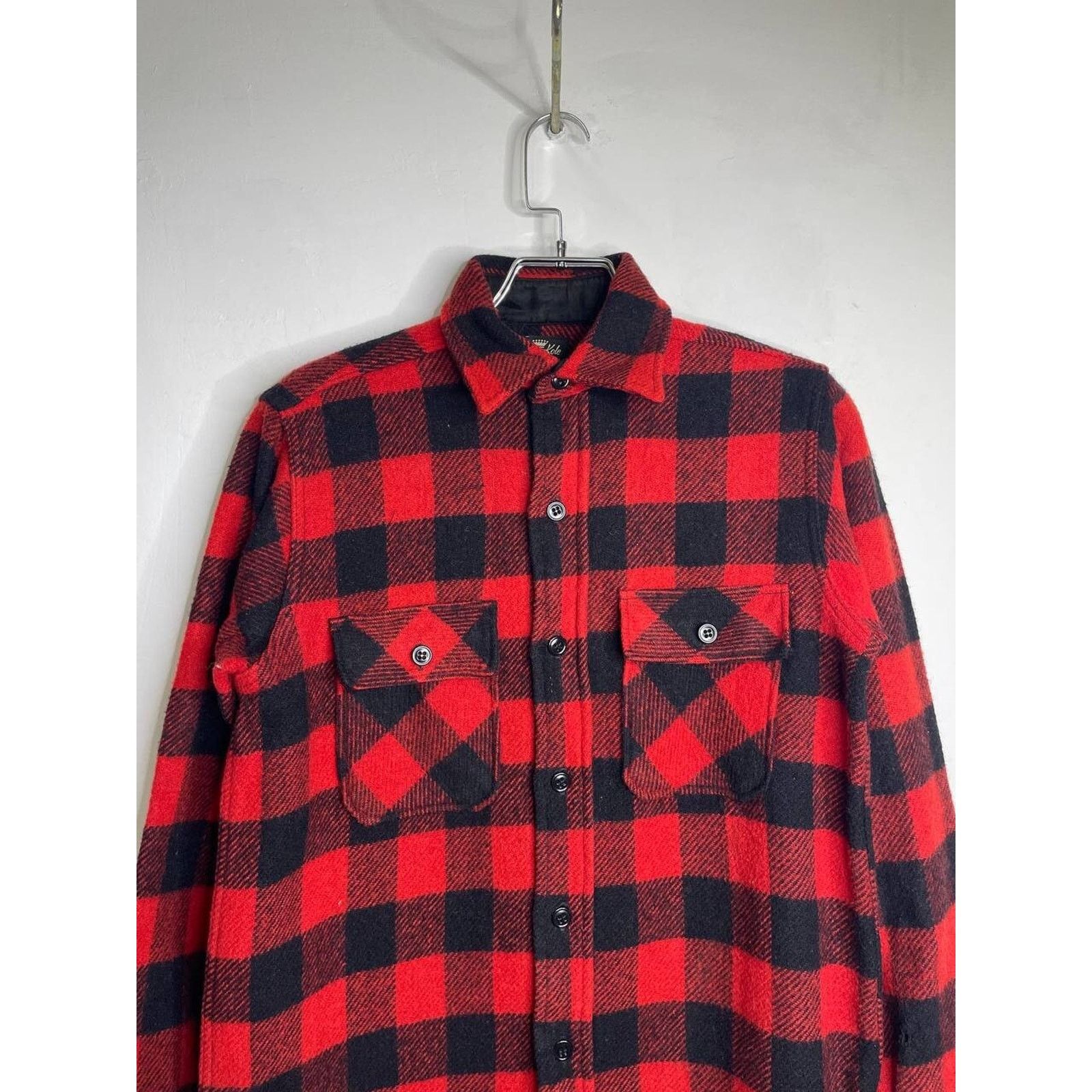 King Vintage King Kole Wool Flannel Shirt Plaid S Made in USA Size US S / EU 44-46 / 1 - 3 Thumbnail