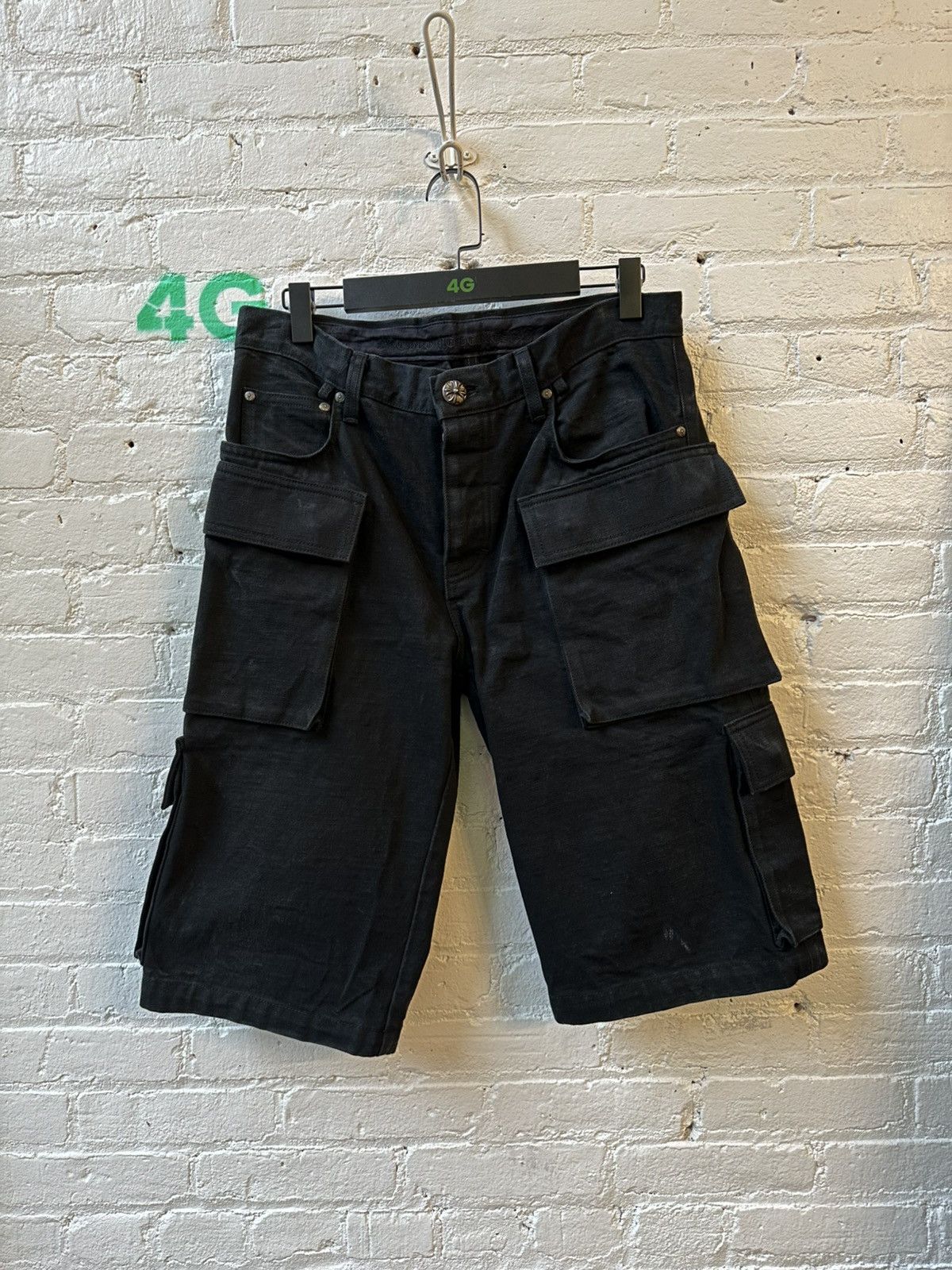 Chrome Hearts CHROME HEARTS FATIGUE CARGO SHORTS SZ36 Size US 36 / EU 52 - 1 Thumbnail
