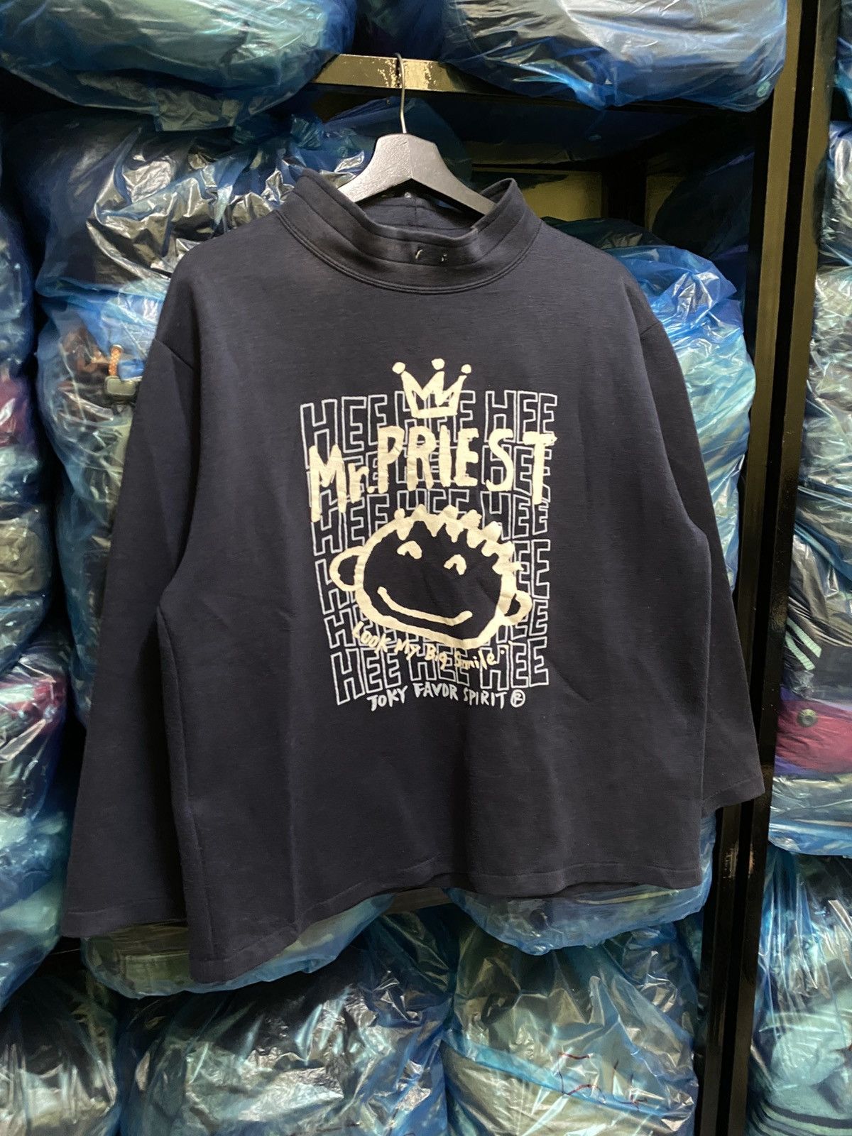 Vintage Perky Girl Japan Vintage Navy Graphic Sweatshirt – Tokyo Size US M / EU 48-50 / 2 - 3 Thumbnail