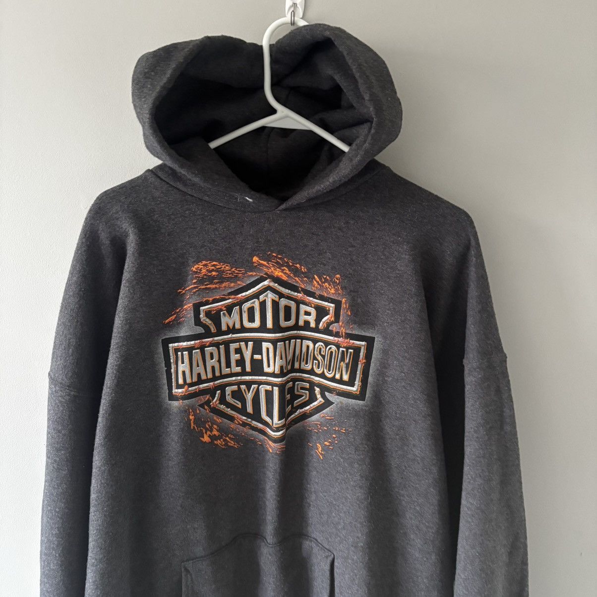 Harley Davidson Y2K 2001 Harley Davidson Flame Logo Hoodie Size US XL / EU 56 / 4 - 1 Thumbnail