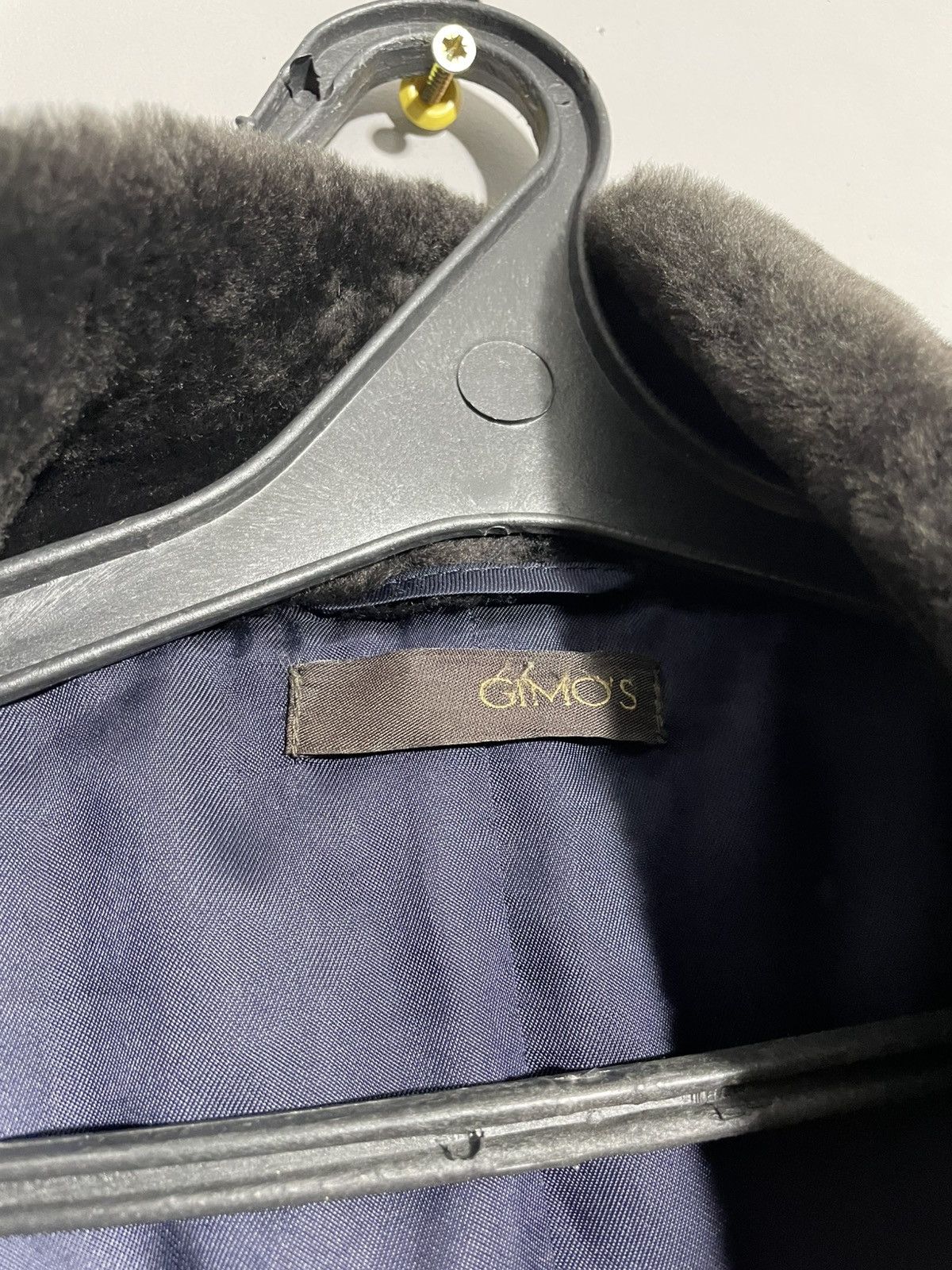 Gimo's Gimo’s Wool Cashmere Fur Men’s coat size 50 Navy Blue Size US M / EU 48-50 / 2 - 11 Thumbnail