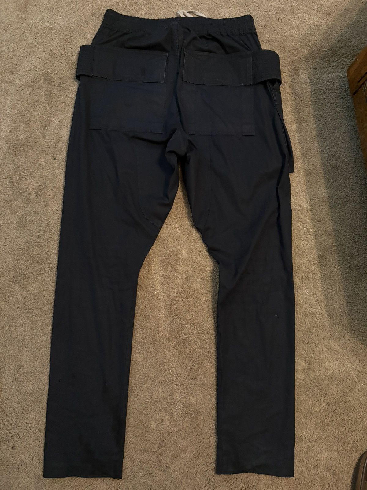 Rick Owens FW17 Rick Owens “Glitter” Black Creatch Cargo Pants Size US 31 - 8 Thumbnail