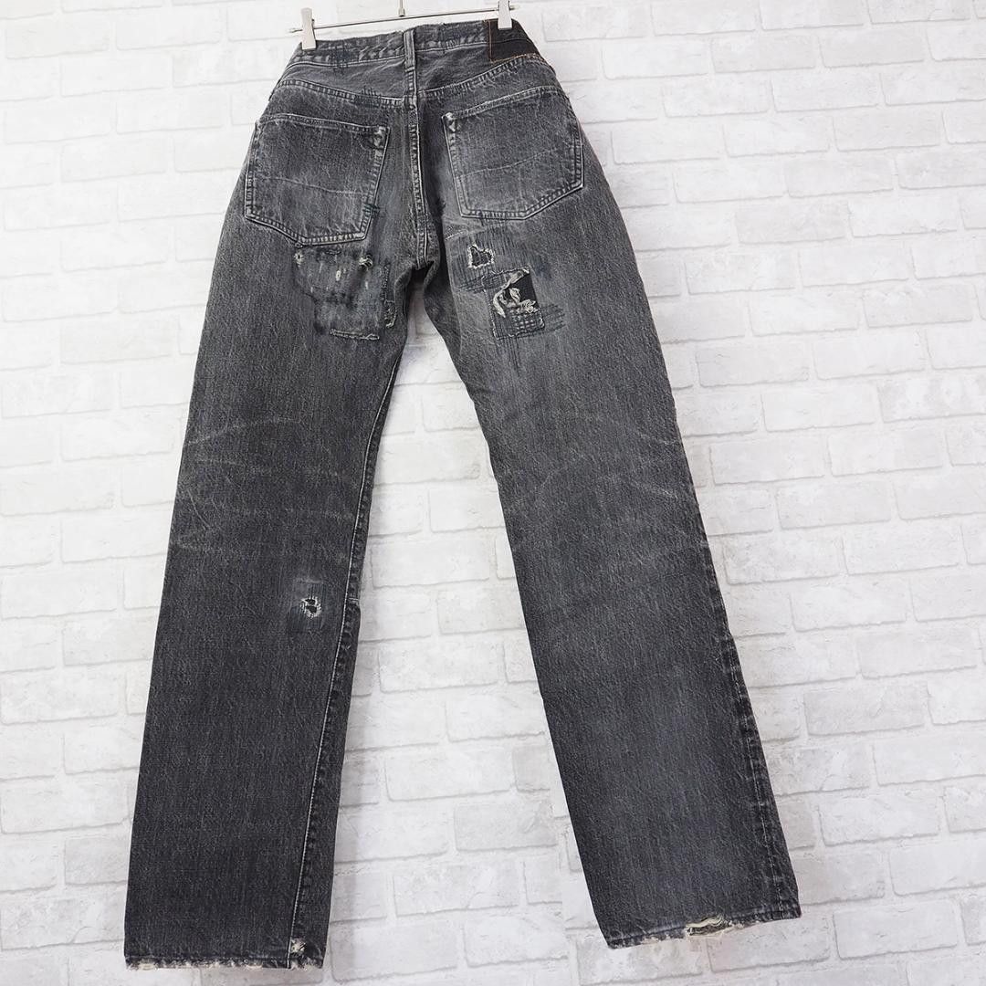 Kapital Distressed Sashiko Denim Size US 33 - 8 Thumbnail