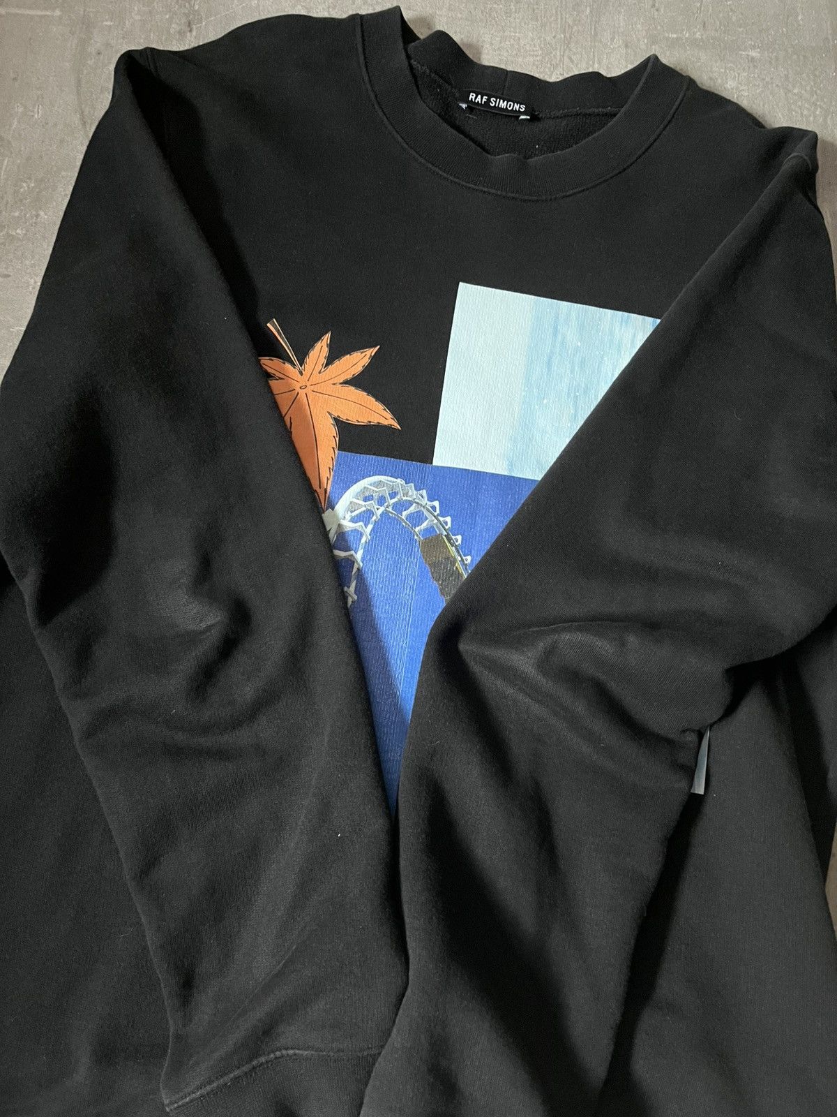 Raf Simons Raf Simons S/S 15 Rollercoaster collage sweatshirt Size US M / EU 48-50 / 2 - 11 Thumbnail