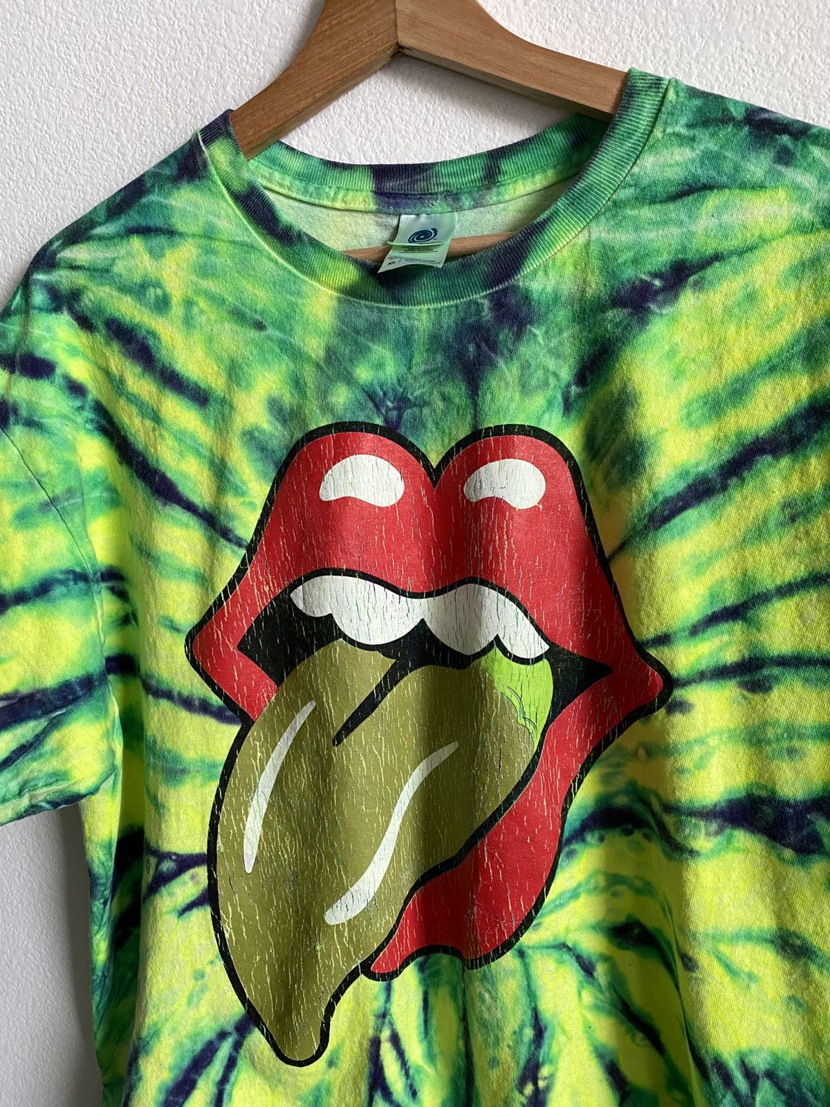 Band Tees Y2K Rolling Stones Tie Dye Band Tee Size US XL / EU 56 / 4 - 3 Thumbnail